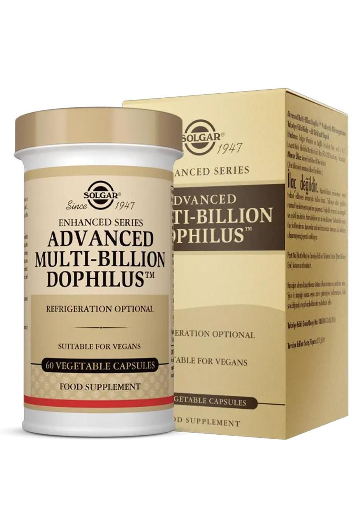 Solgar Advanced Multi-billion Dophilus 60 Kapsül