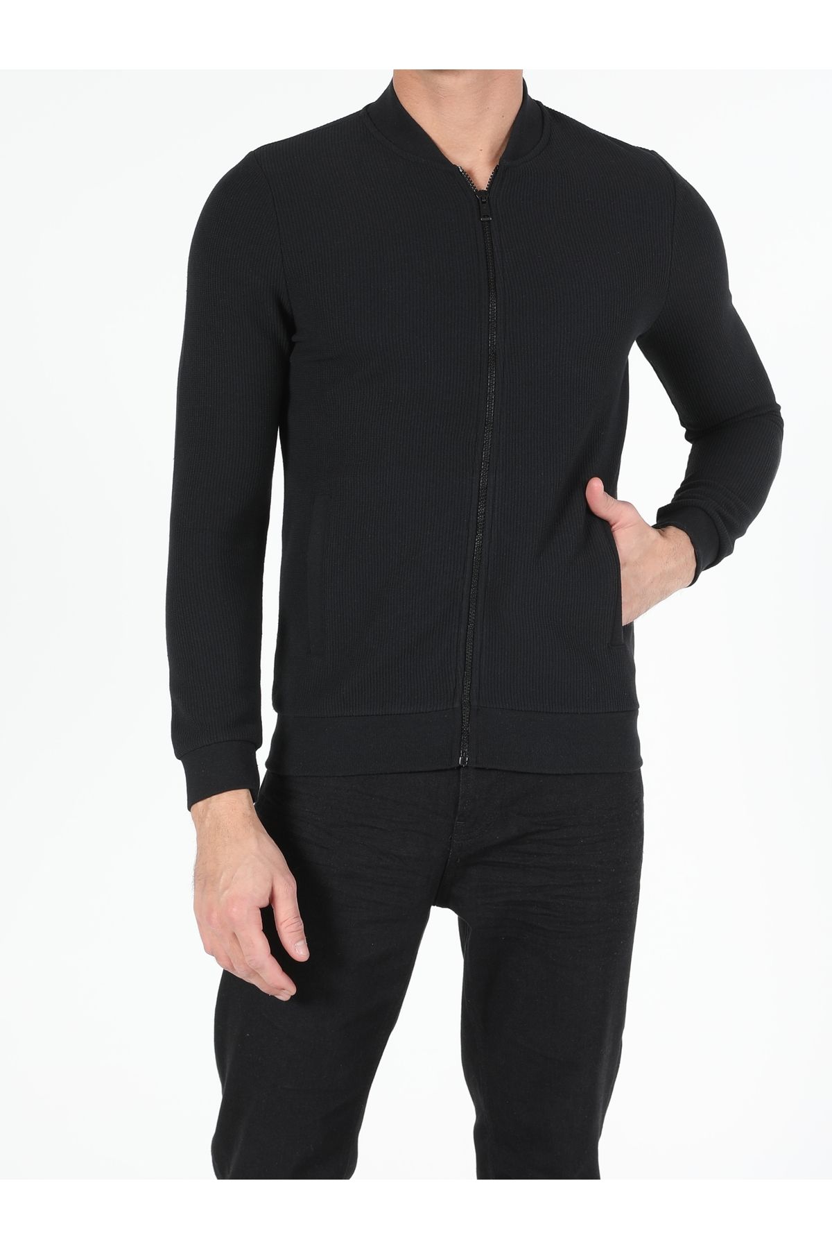 Colin’s Regular Fit Erkek Siyah Hırka