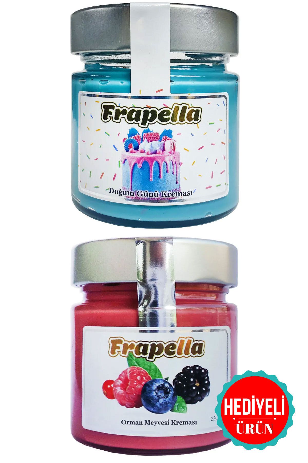 Frapella Doğum Günü Kreması ve Orman Meyvesi Kreması 2 Adet 220 Gr.