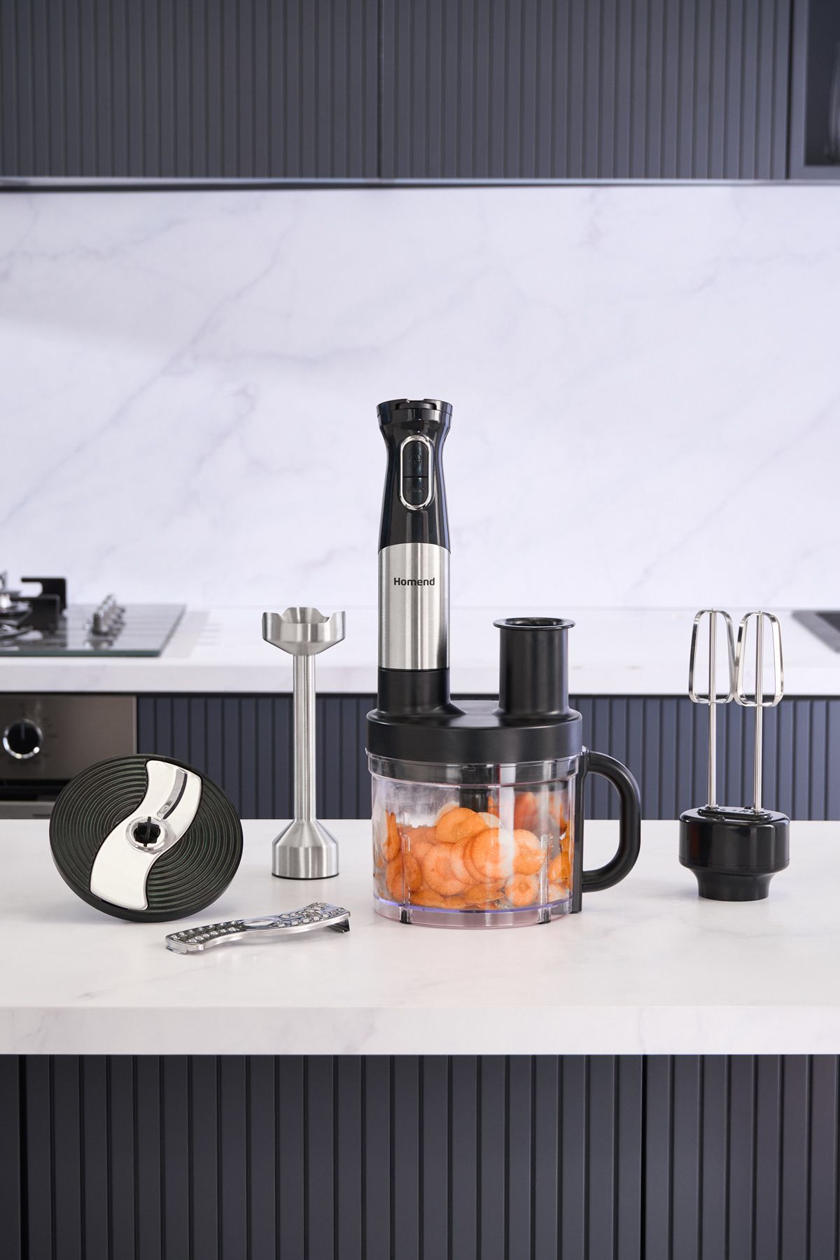 HOMEND Functionall 2848H Mutfak Robotu Inox