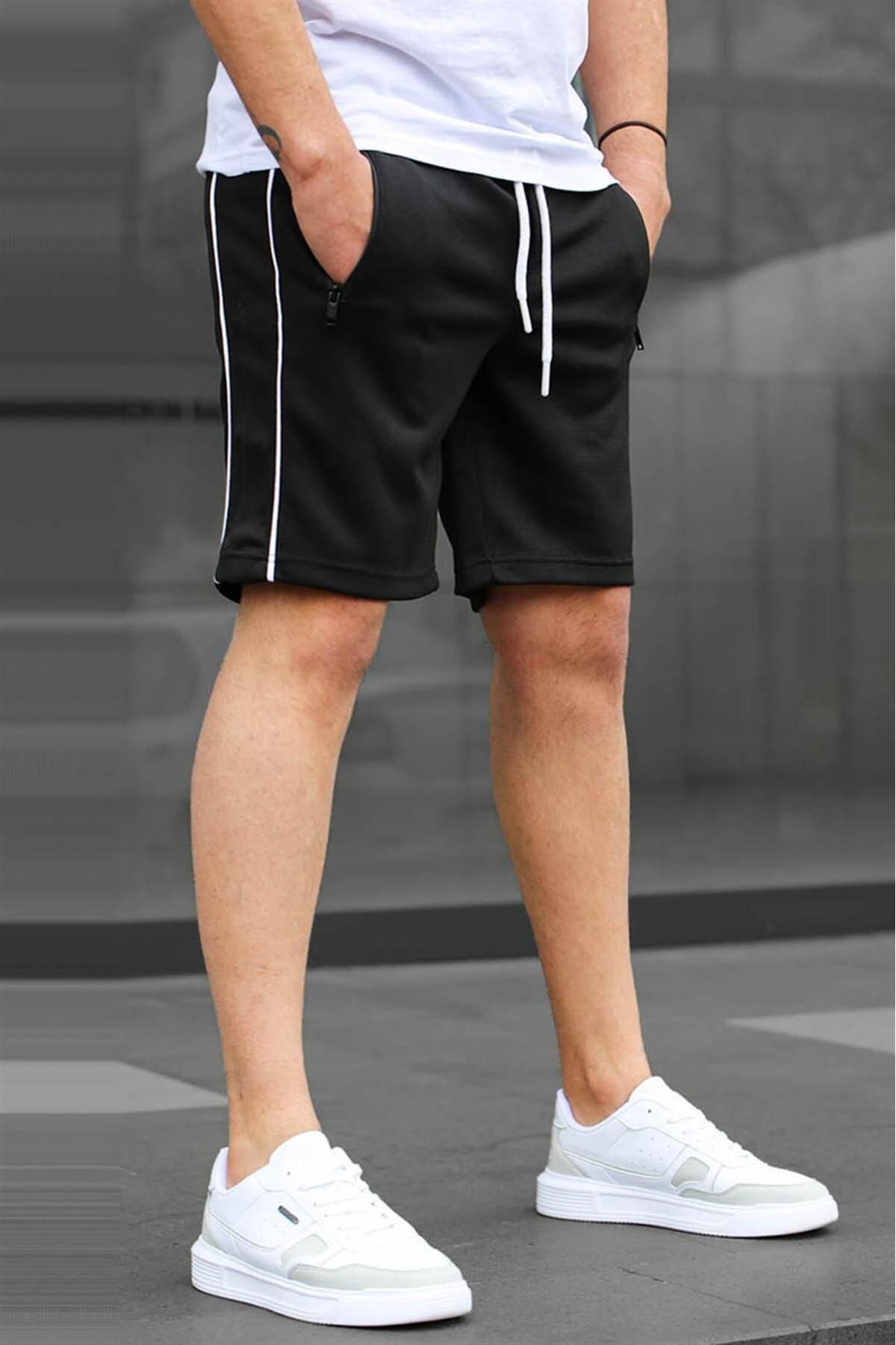 Madmext Siyah Basic Erkek Şort 5489