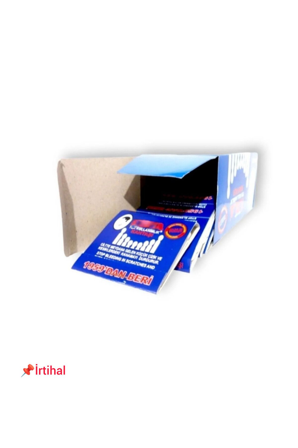 irtihal Iha Tek Kullanımlık Kibrit Kan Taşı 1 Paket/24 Kart/480 Adet Tek Kullanımlık Kantaşı