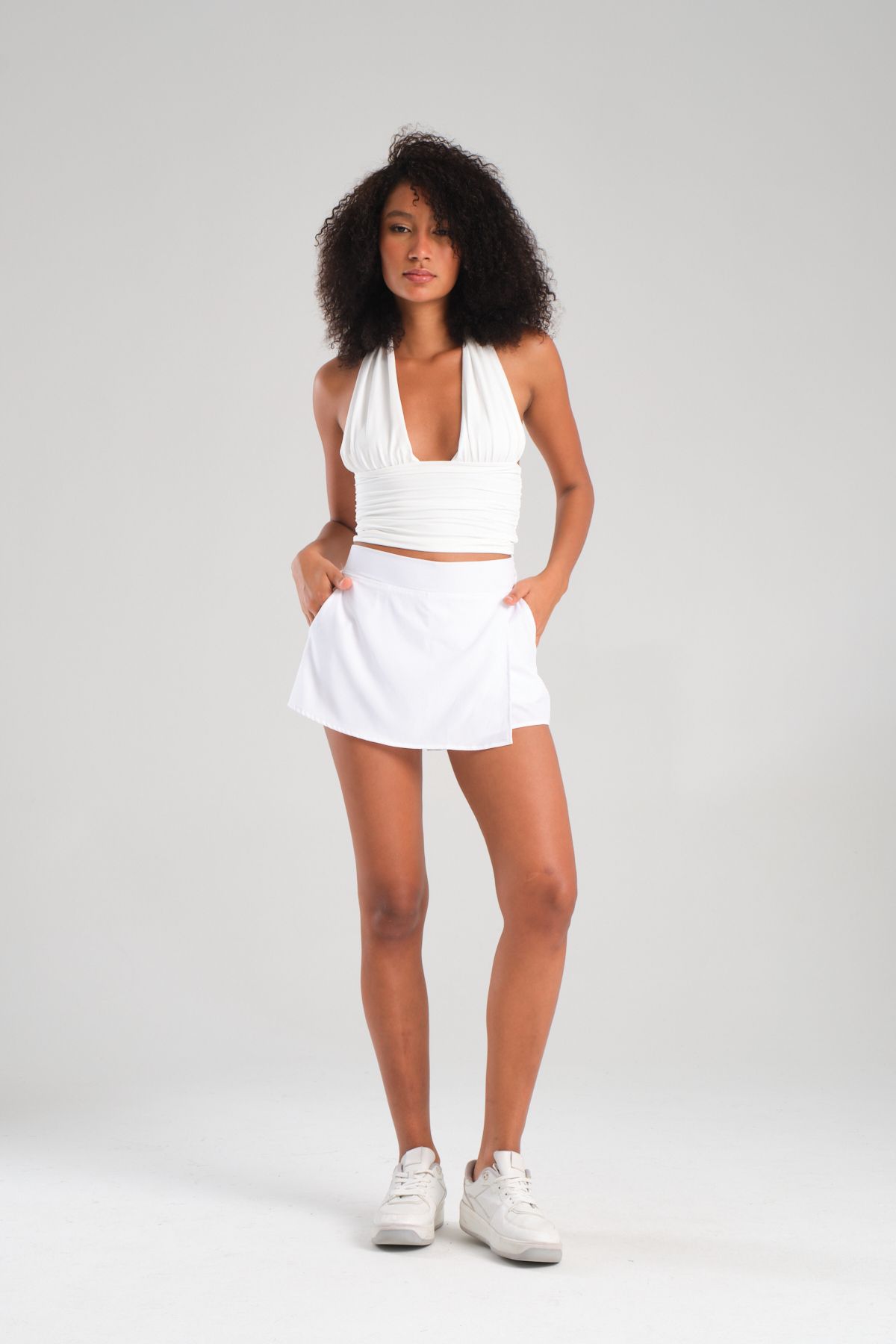 Zula Moda Kadın Deniz Şortu / Plaj Şortu-Etek Şort / Mayo Şort / Swim shorts