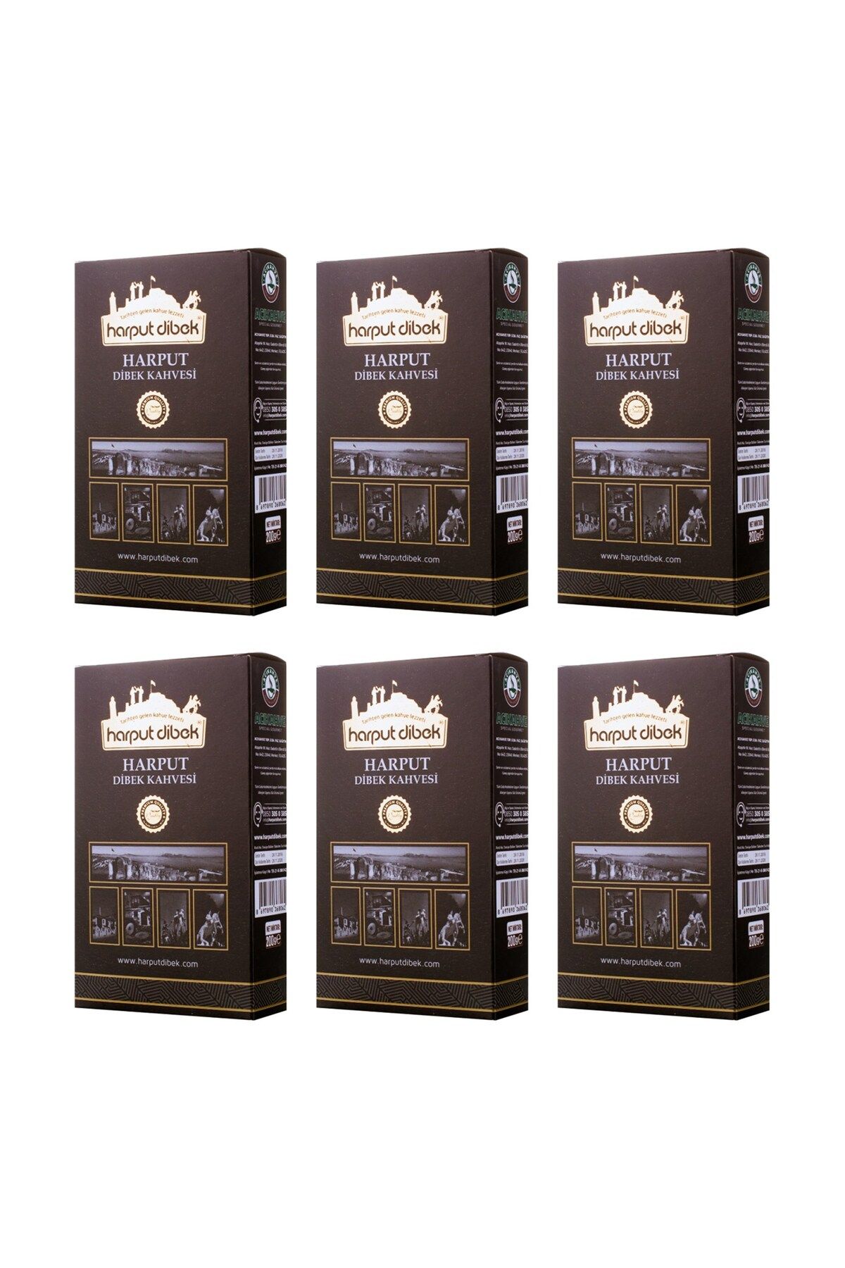 HARPUT DİBEK Dibek Kahvesi 200 gr X 6 Adet