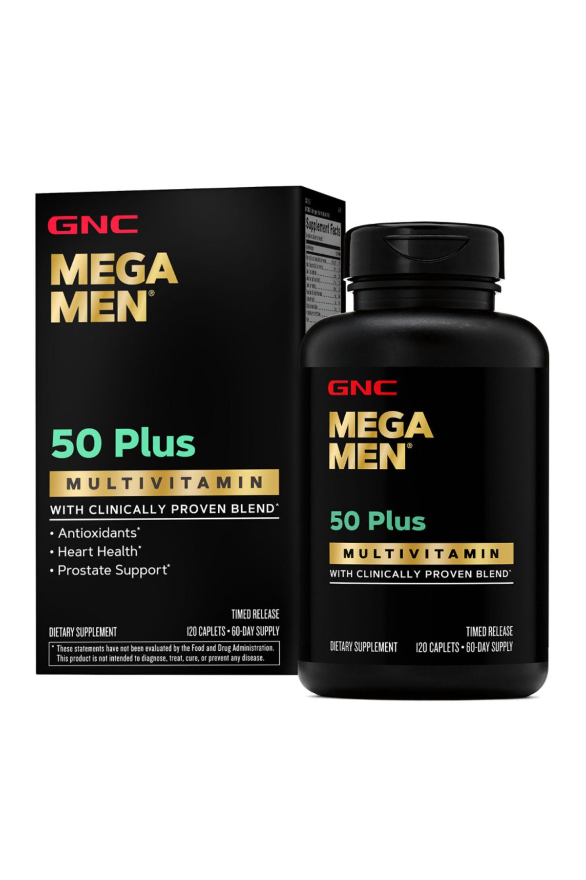 G.N.C GNC Mega Men 50 Plus Multivitamin Tablet 120 Caplets
