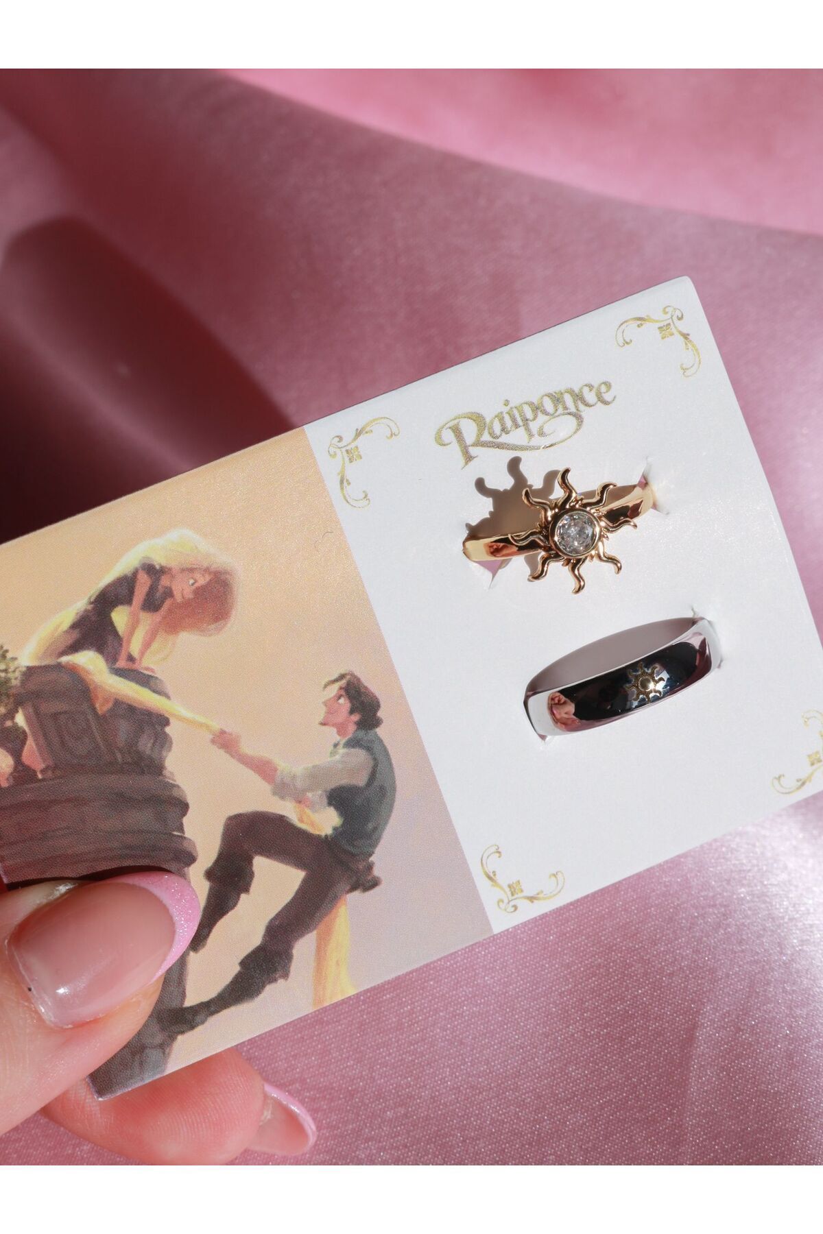 Reorah Collection Rapunzel Flynn Çift Yüzüğü