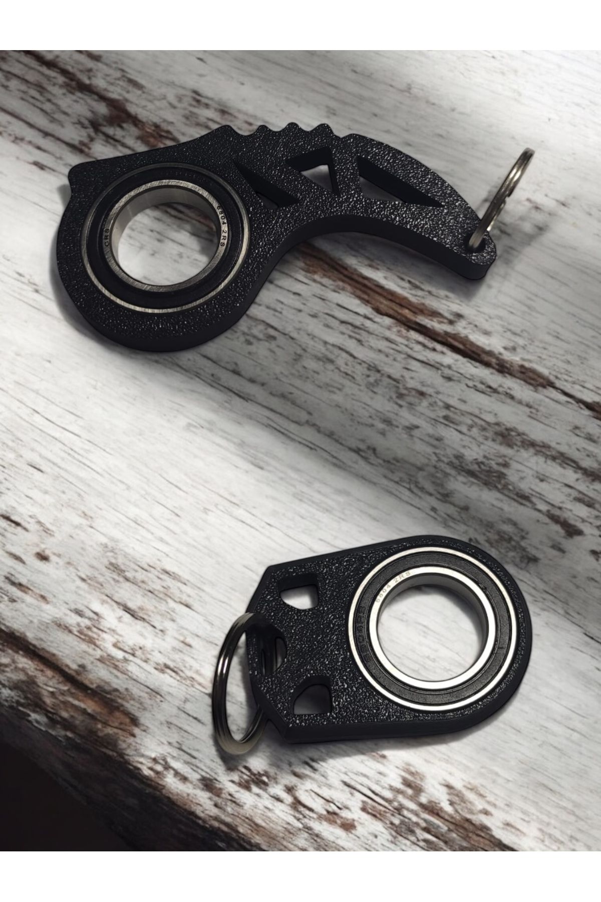 BsdHome 2’li 3d Baskı Keyrambit - Fidget Spinner Anahtarlık Seti - Rulmanlı Ve Dayanıklı Tasarım