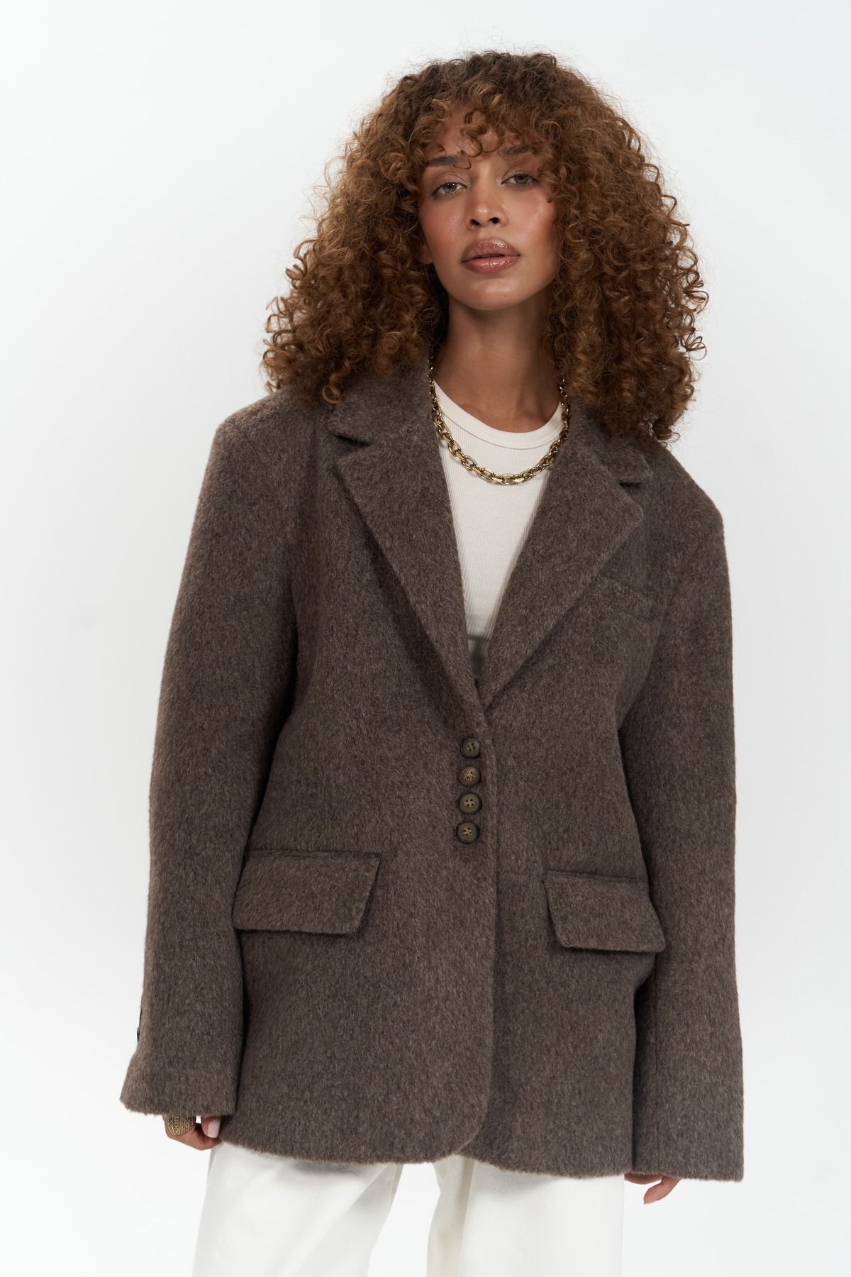 MAİ COLLECTİON Proenza Kahve Blazer Ceket