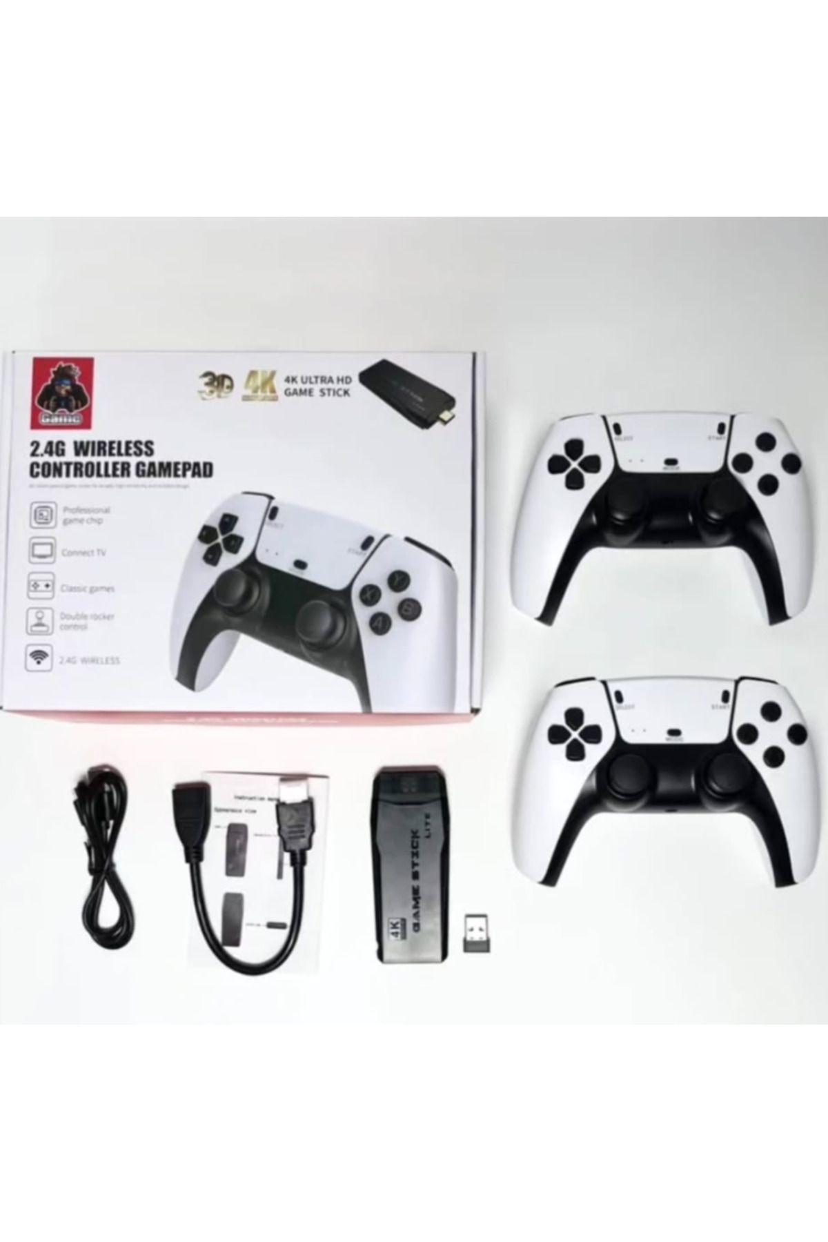 Datastar Wireless 2,4G Controller Gamepad 4K Ultra HD Game Stick