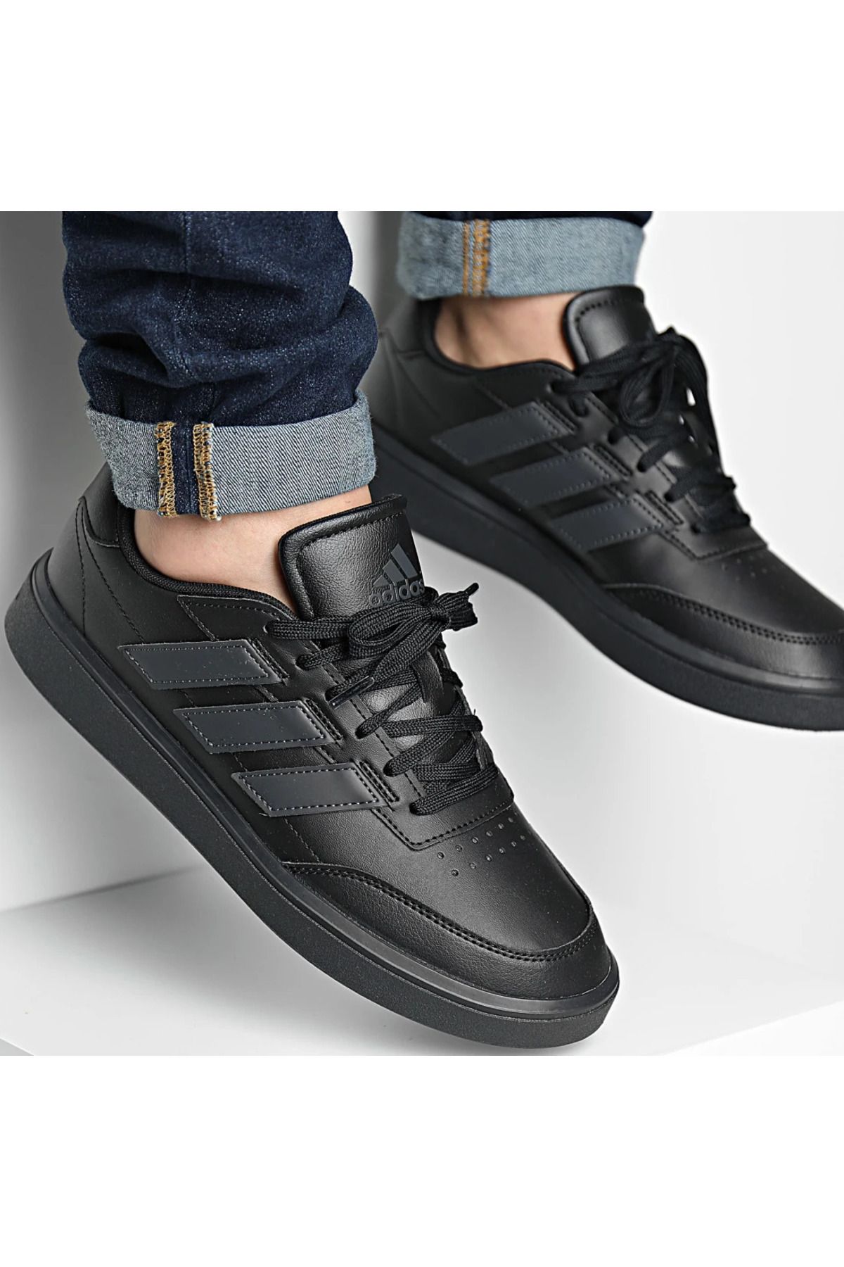 adidas Courtblock Erkek Günlük Ayakkabı IF6449 Siyah