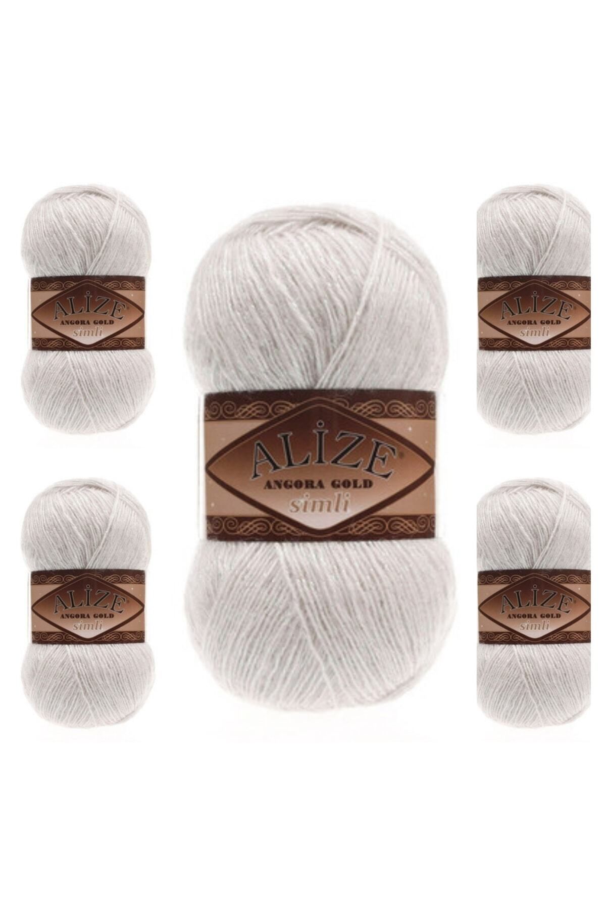 Alize ( 5 Adet ) Angora Gold Simli 5 Li Paket 599