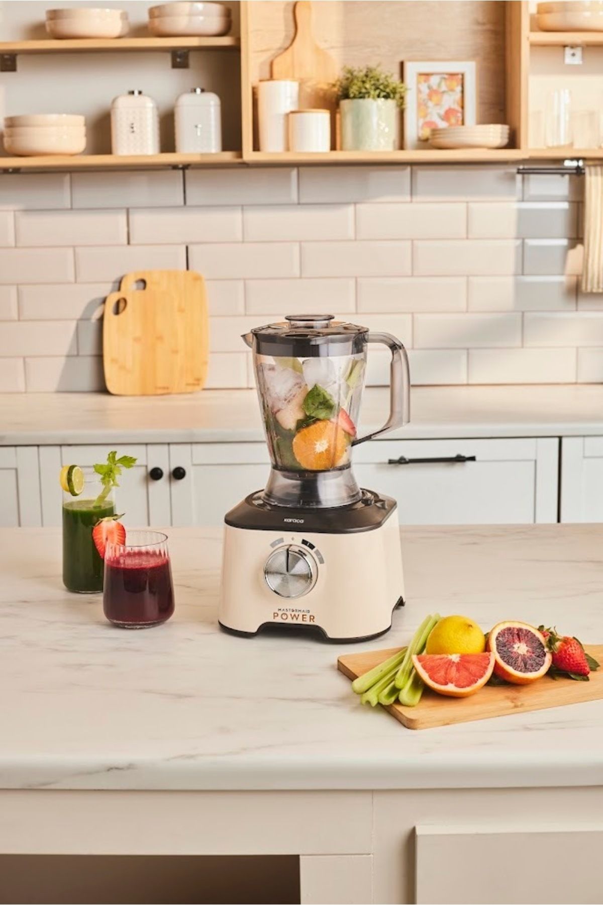 Karaca Mastermaid Power Multifunctional 10 In 1 Soft Cream Mutfak Robotu, Blender Seti 2000w
