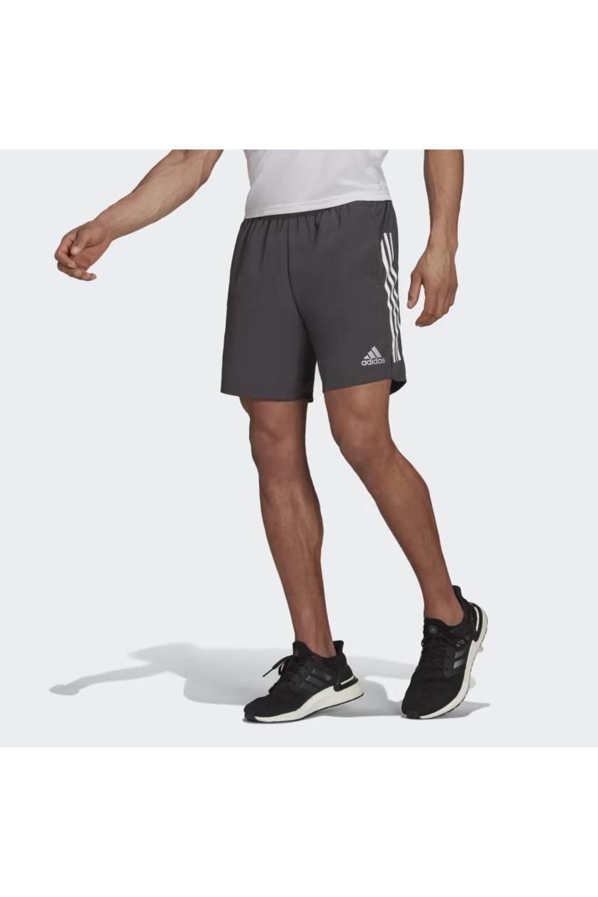 adidas H36466 Own The Run 3-stripes Erkek Spor Şort