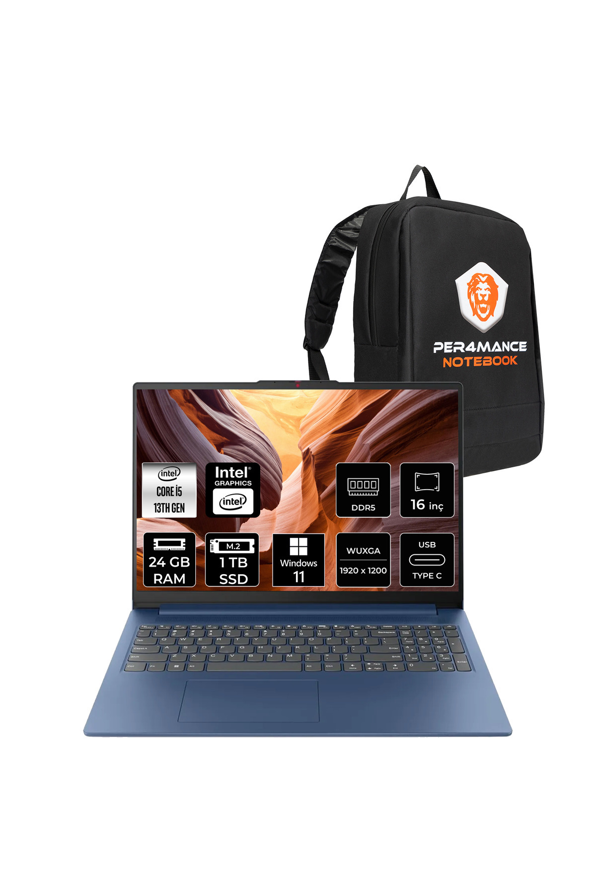 IdeaPad Slim 3 i5 13420H 24GB DDR5 1TB SSD 16
