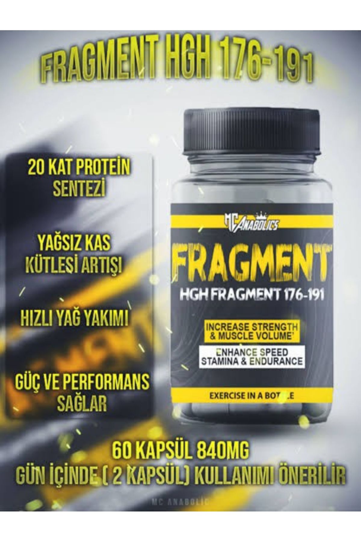 nordic labs FRAGMENT (176-191) 60 KAPSÜL 5MG SUPPLEMENT