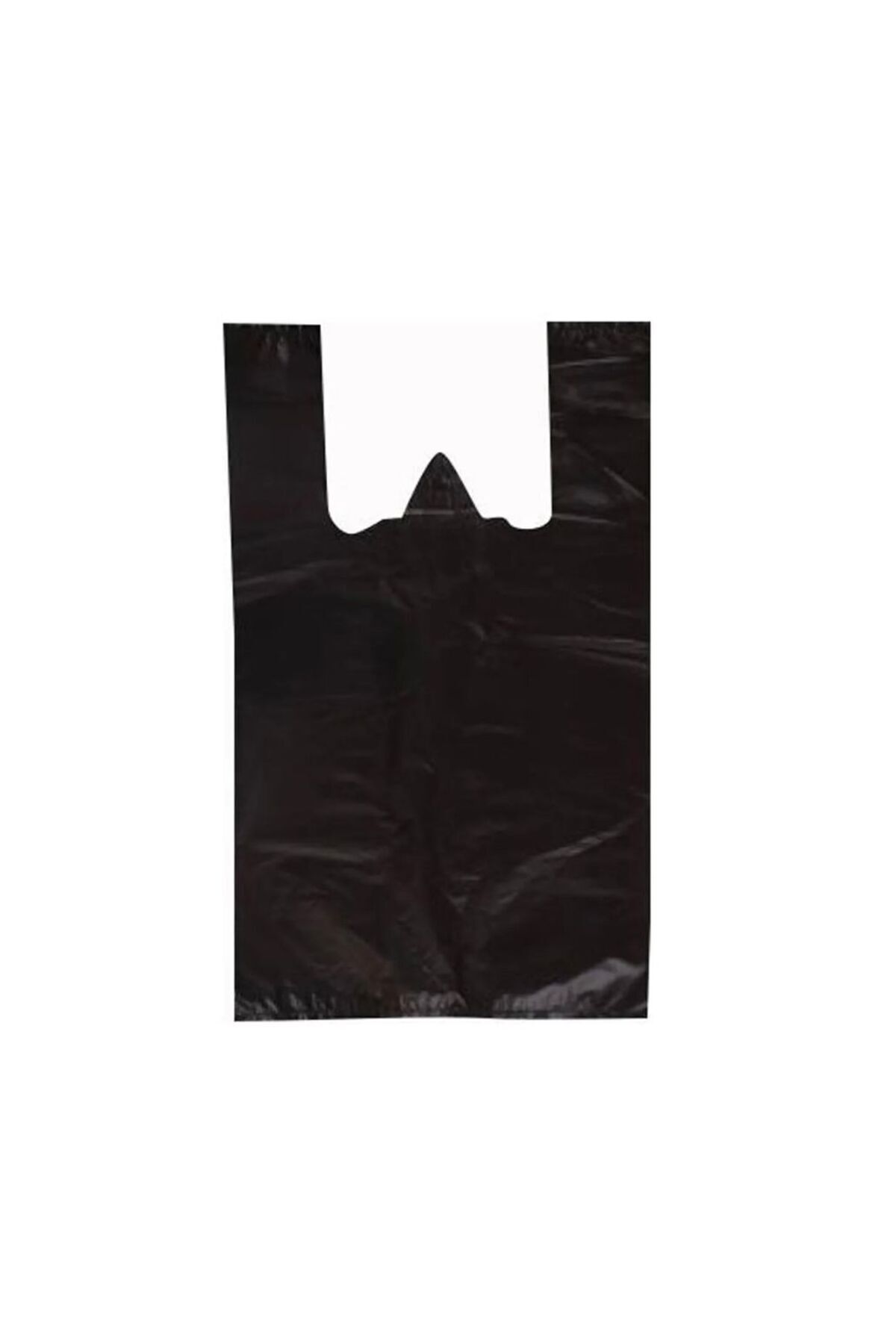 MAXİPACK Siyah kalın büyük boy 1 kg atlet hışır poşet