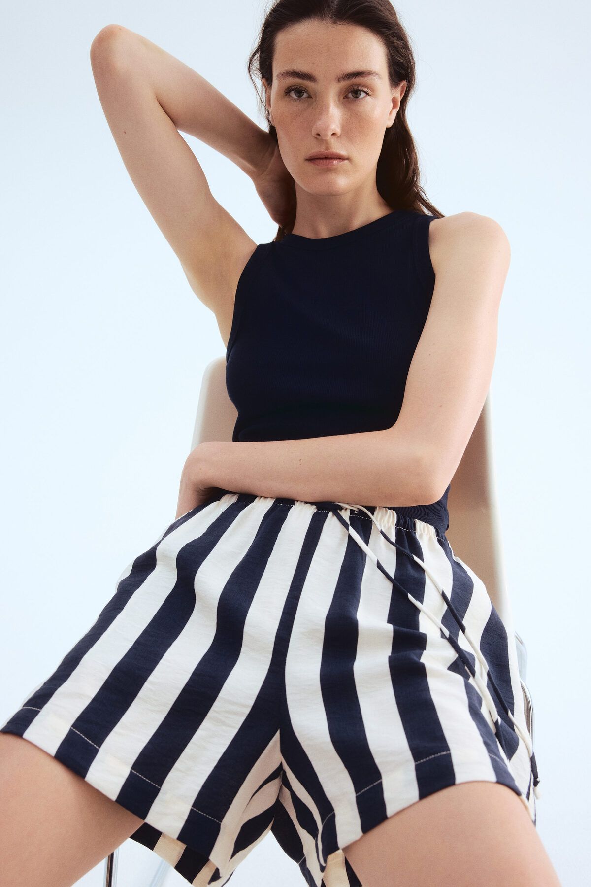 H&M Büzgü Bağlı Şort
