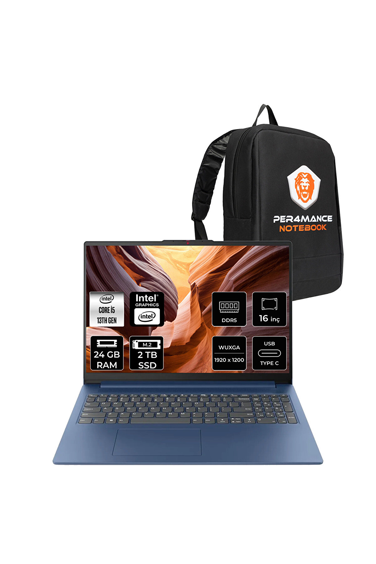 IdeaPad Slim 3 i5 13420H 24GB DDR5 2TB SSD 16