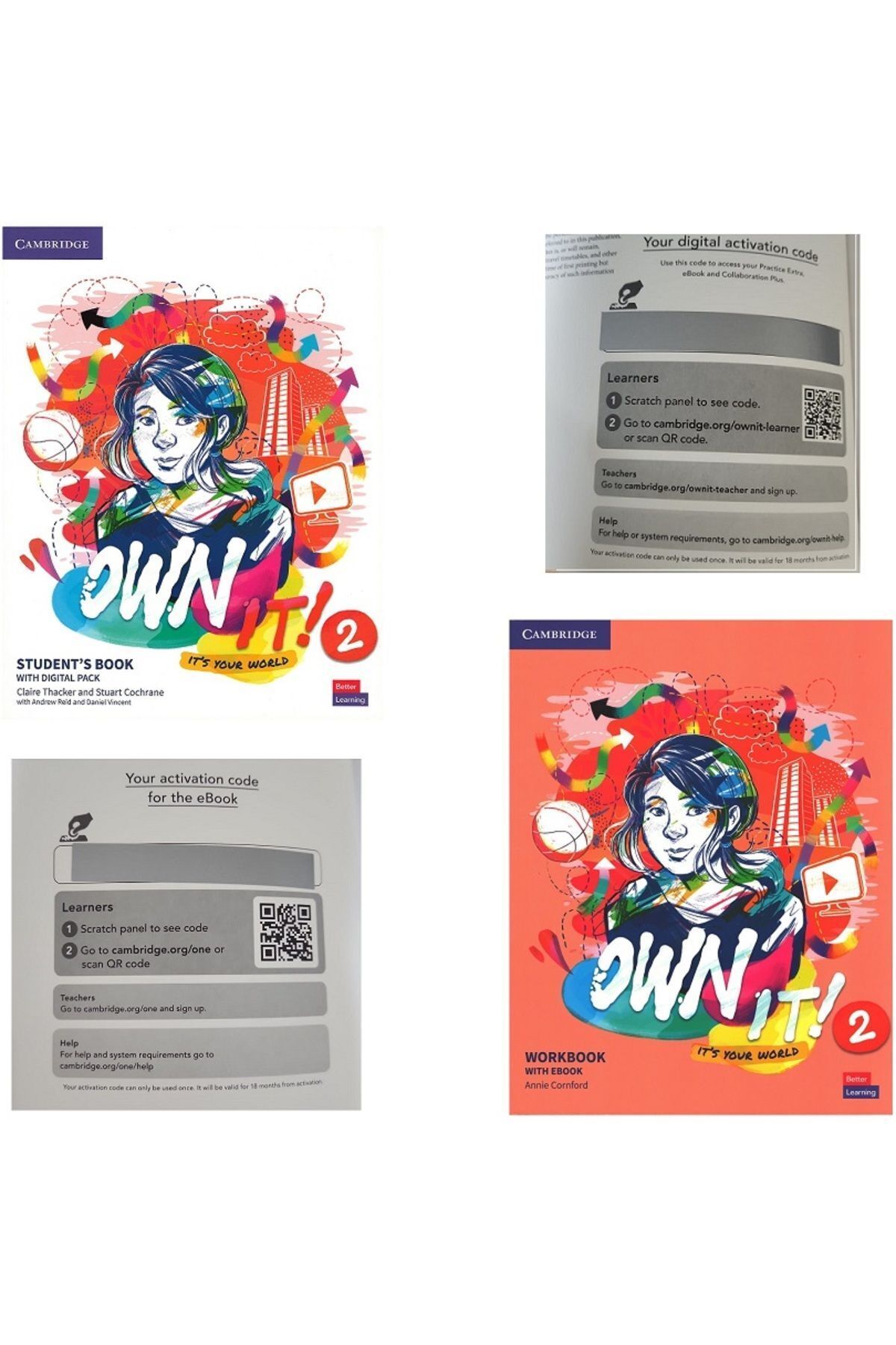 Cambridge University Own It! 2 Student's Book with Digital Pack + Workbook with eBook