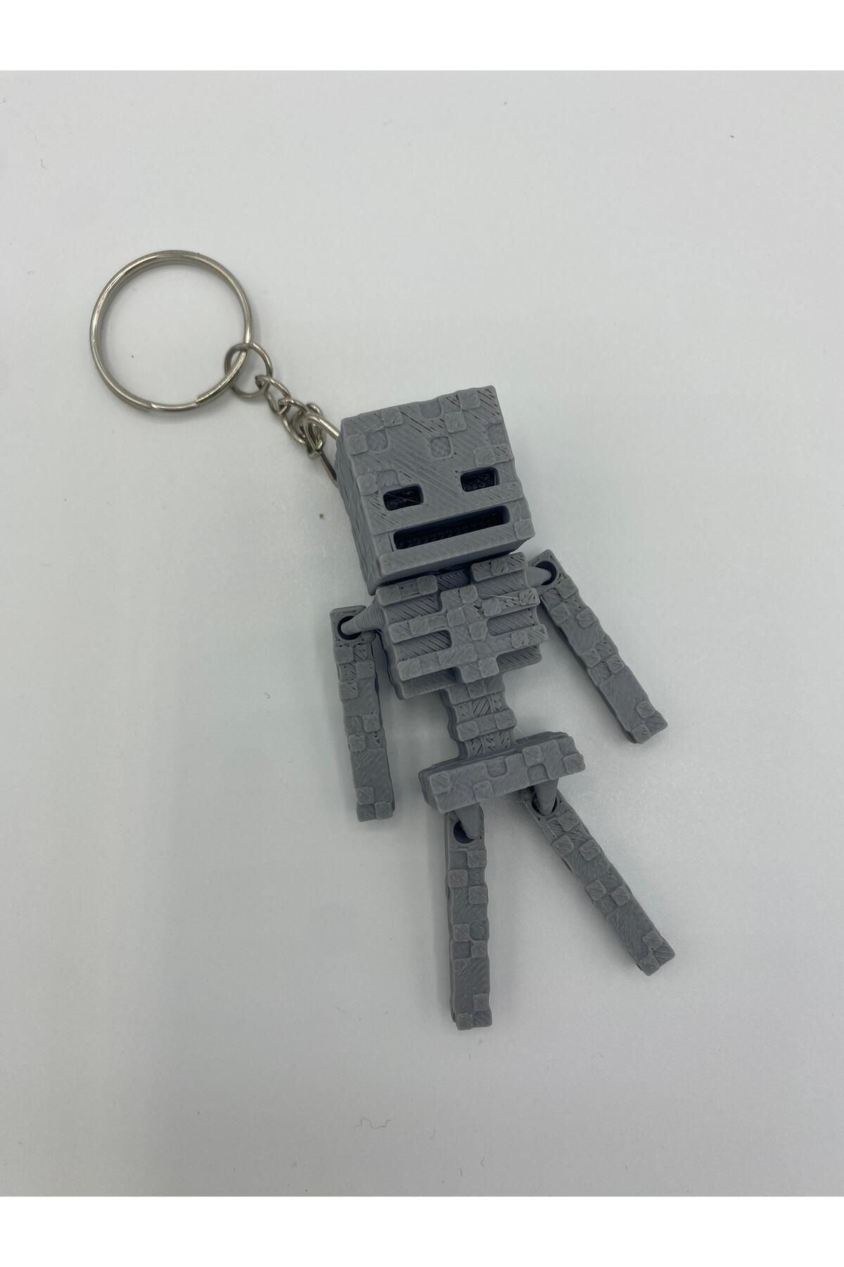 Ehlikeyif Minecraft Hareketli Iskelet Anahtarlık