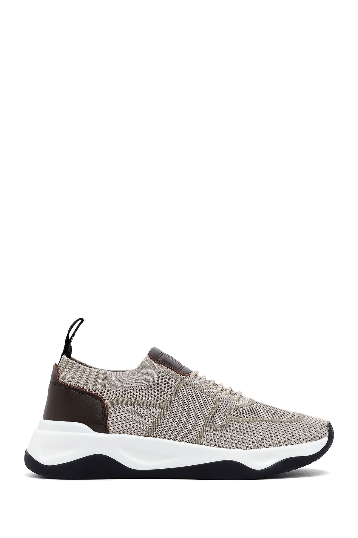 Derimod Zero Erkek Bej Kalın Tabanlı Kumaş Sneaker 25SFD69206F