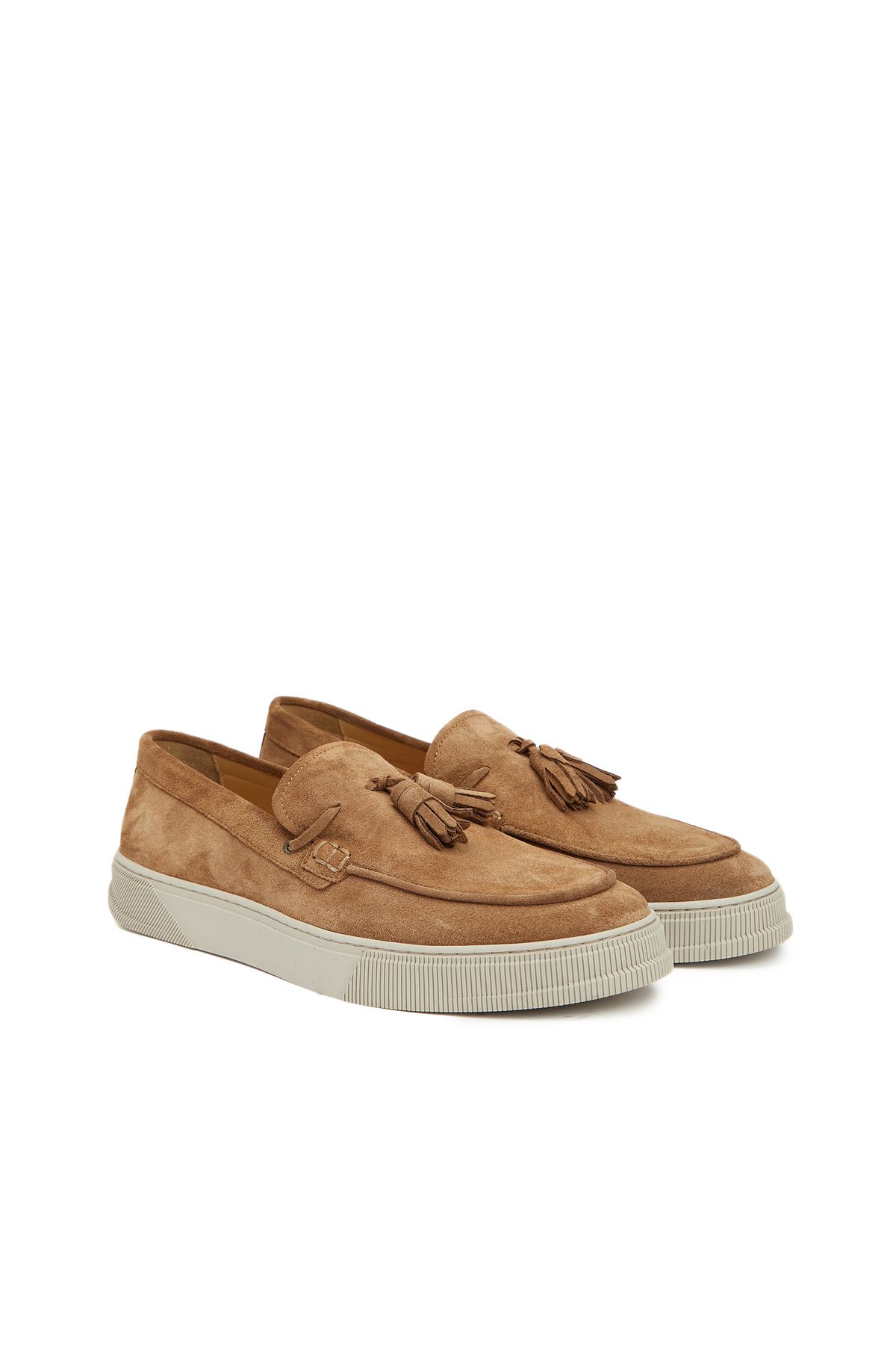 George Hogg Camel Erkek Süet Loafer