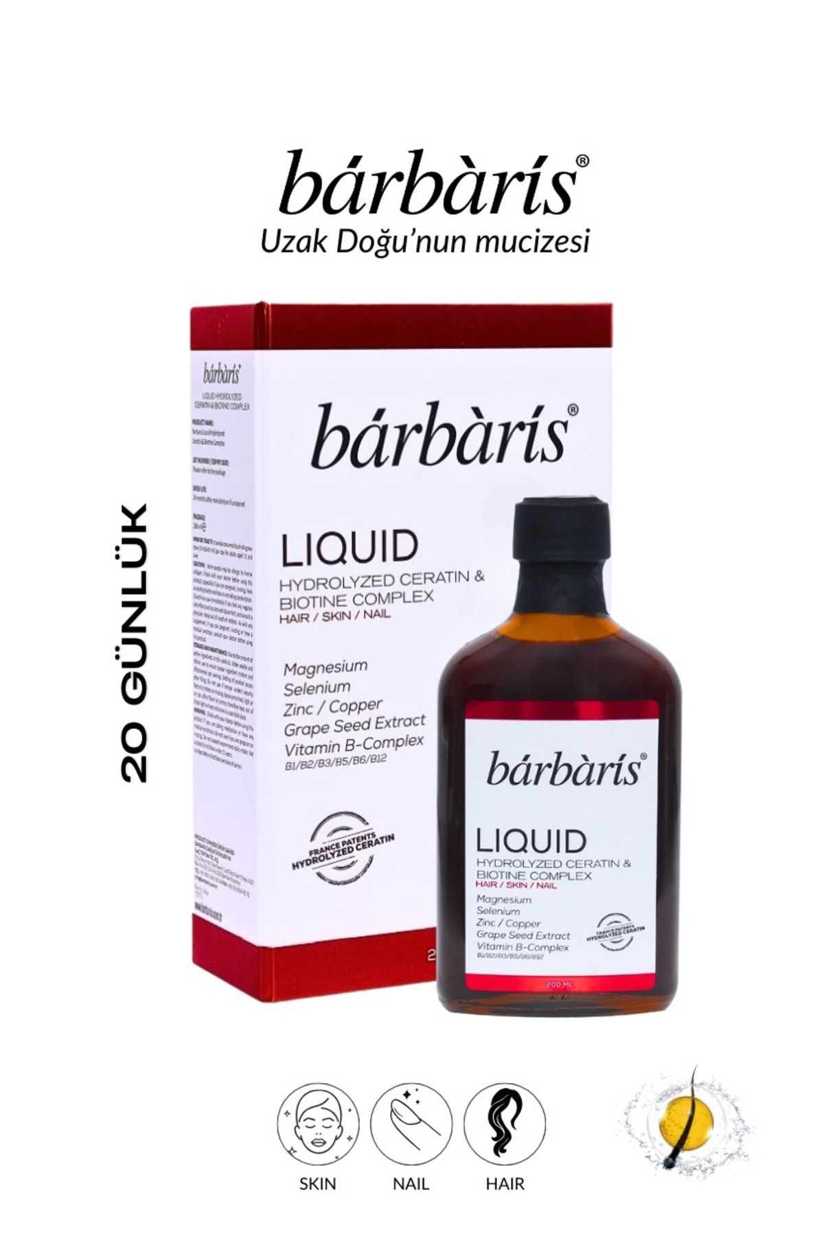 Barbaris KERATİN ve BİOTİN KOMPLEX 200 ml