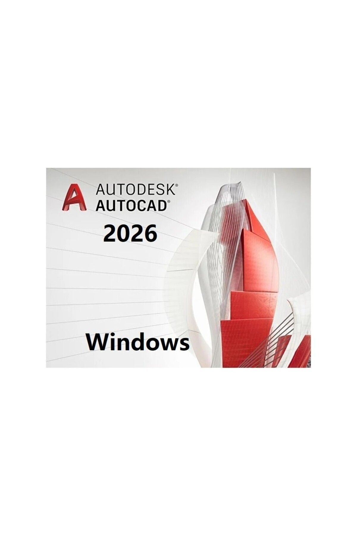 Autodesk Autocad 2026 (WİNDOWS) - 1 Pc 2 Yıl Serial Kod