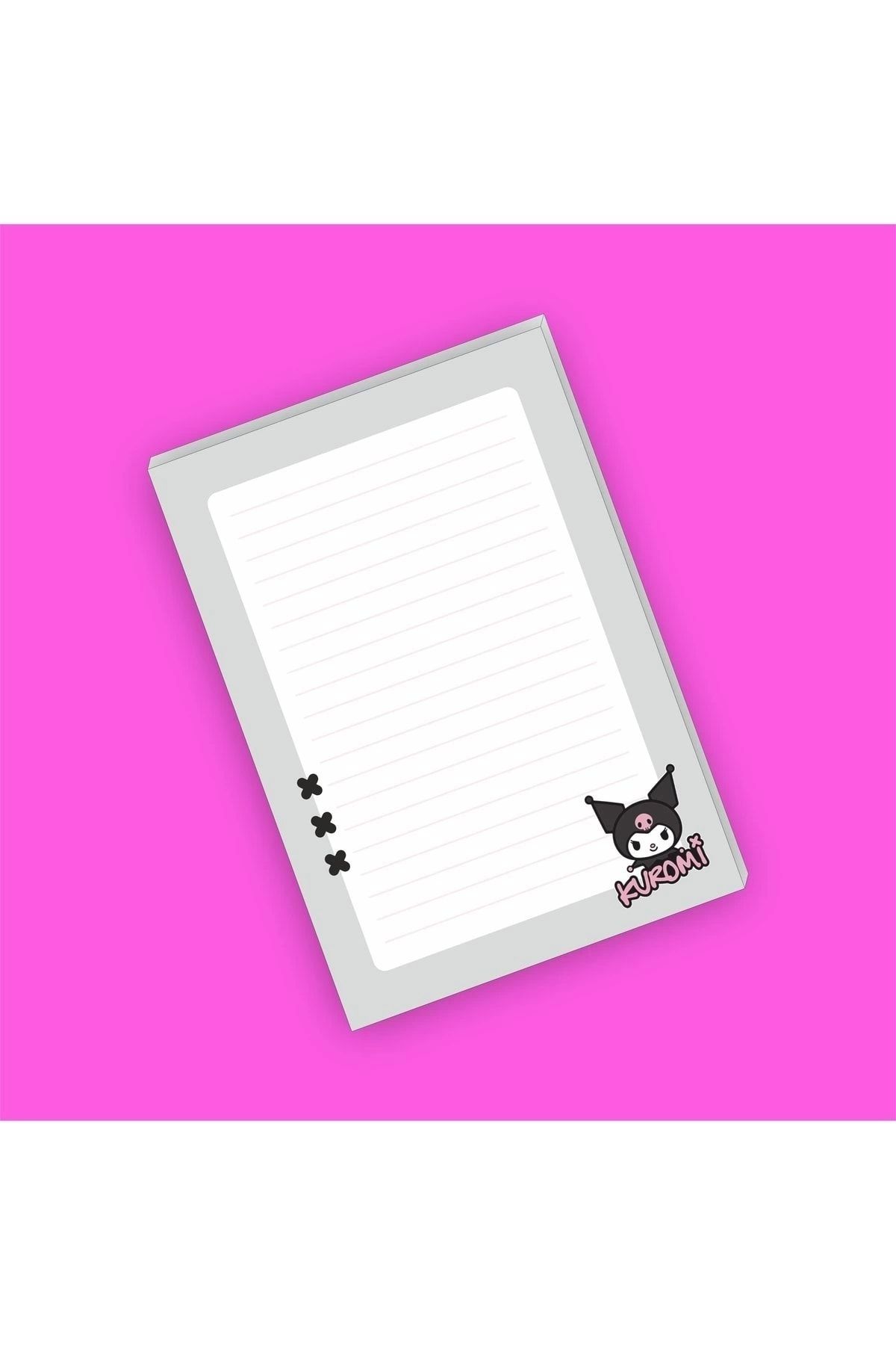 Ceres Studio Kuromi Sanrio Not Defterleri | Notepad | Bloknot | Memo | A5 (14x20cm) 40 Sayfa Not Defteri