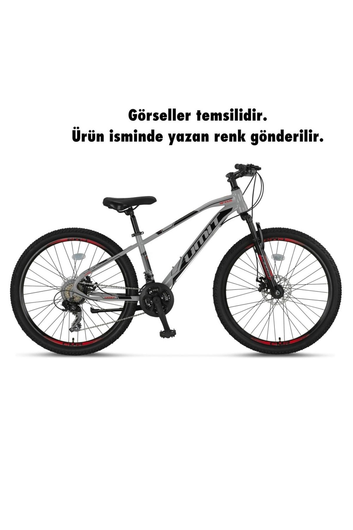 Ümit Bisiklet Ümit 2613 Arcus 2D Disk Fren 26 Jant 21 Vites Shimano Bisiklet Antrasit Mavi