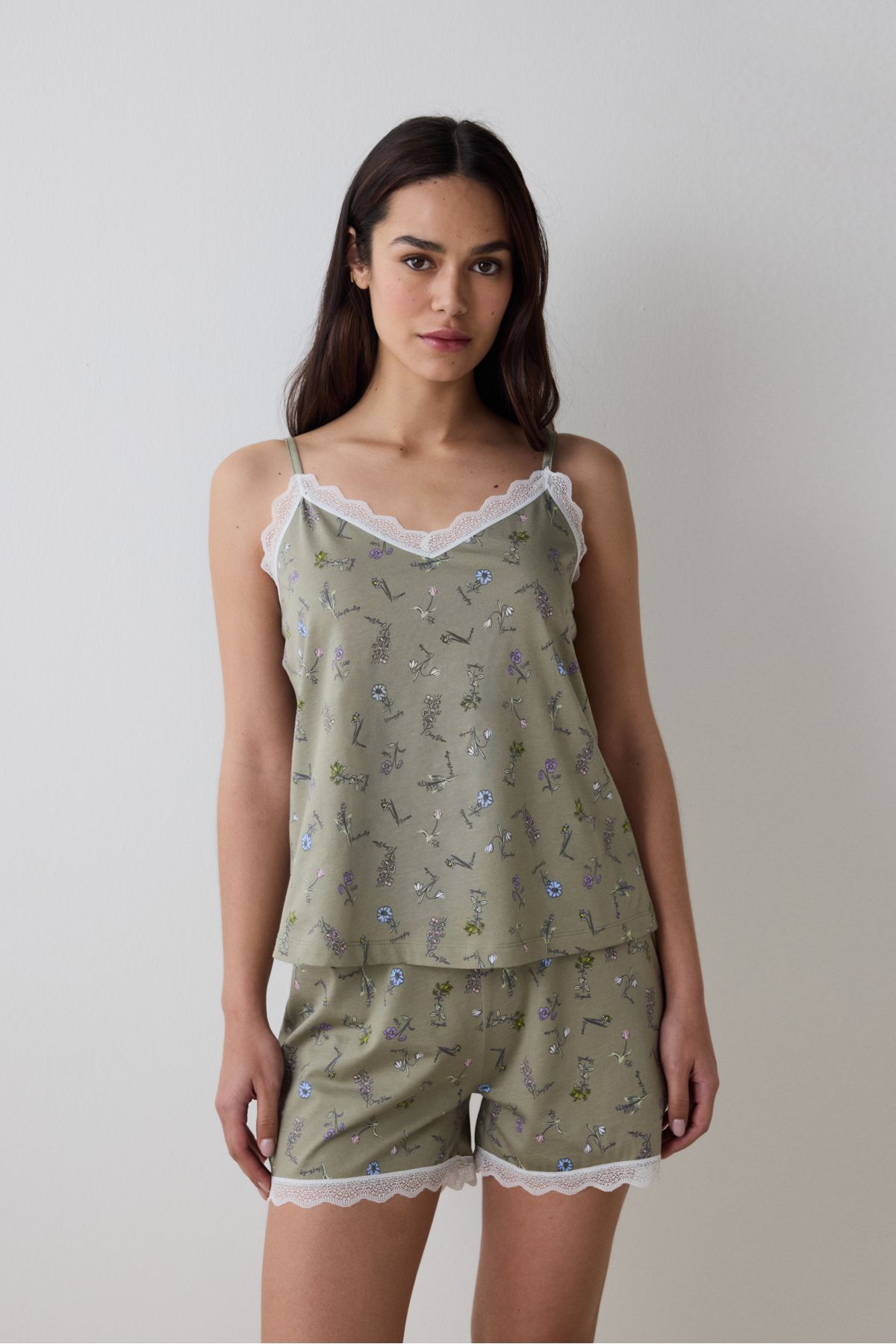 Penti Iris Printed Şortlu Pijama Takımı