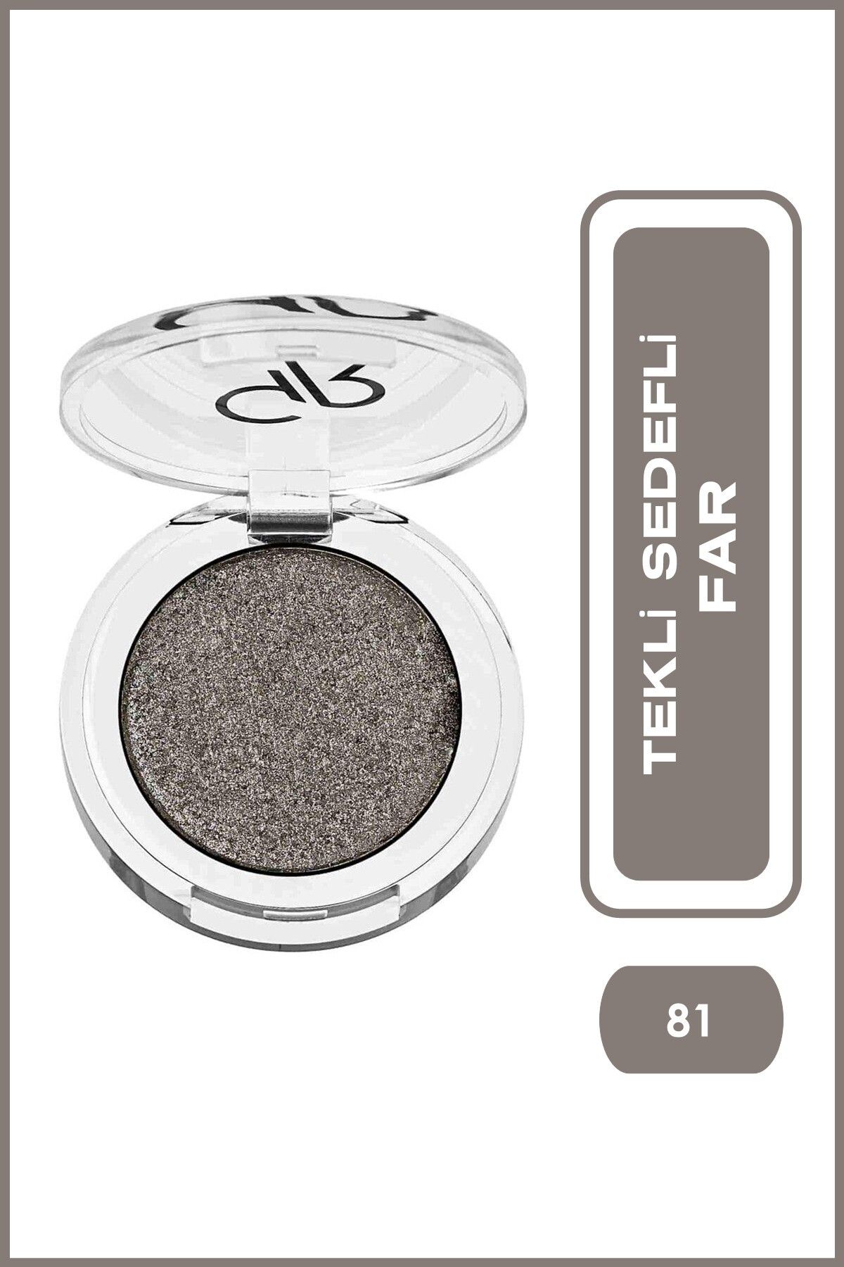 Golden Rose Parlak Göz Farı - Soft Color Shimmer Mono Eyeshadow No: 81