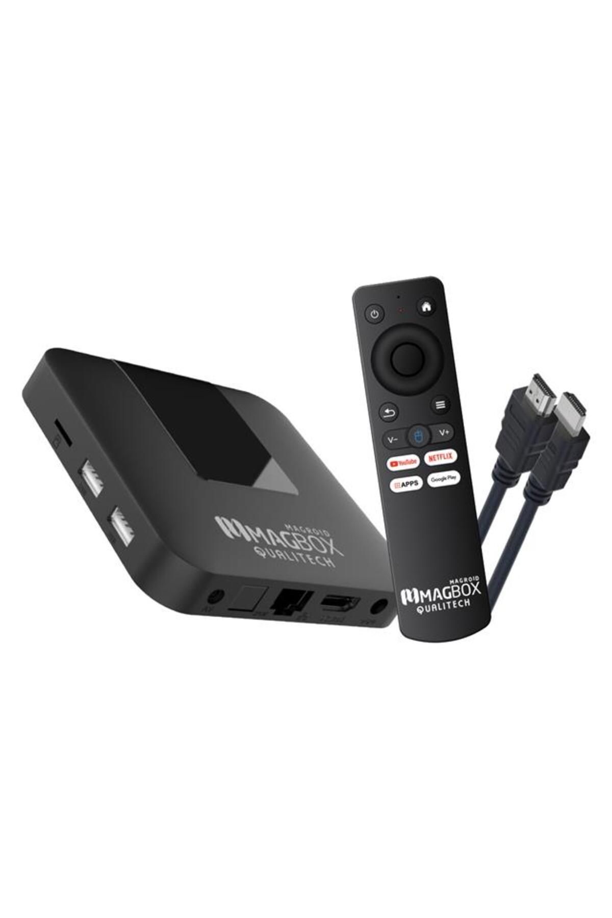 MAGBOX Magroid Qualitech 32gb Hdd - 2gb Ram 2.4g H313 Cpu Android Tv Box