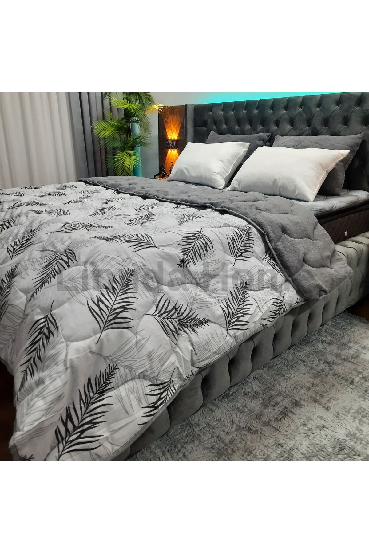 Linnda Home Lüx Tek Kişilik Çift Taraflı Ultra Wellsoft Yorgan