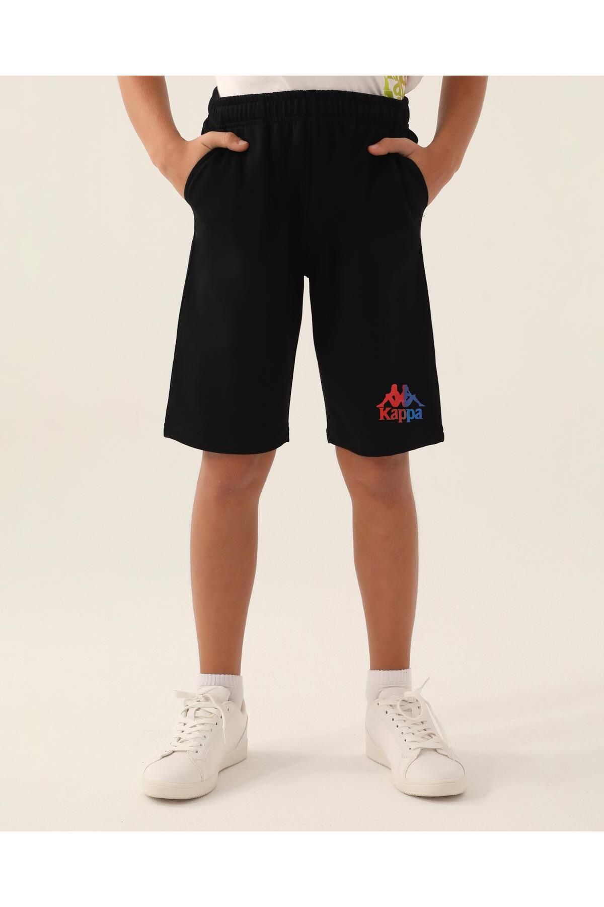 Kappa Authentic Clark Erkek Çocuk Antrasit Regular Fit Şort