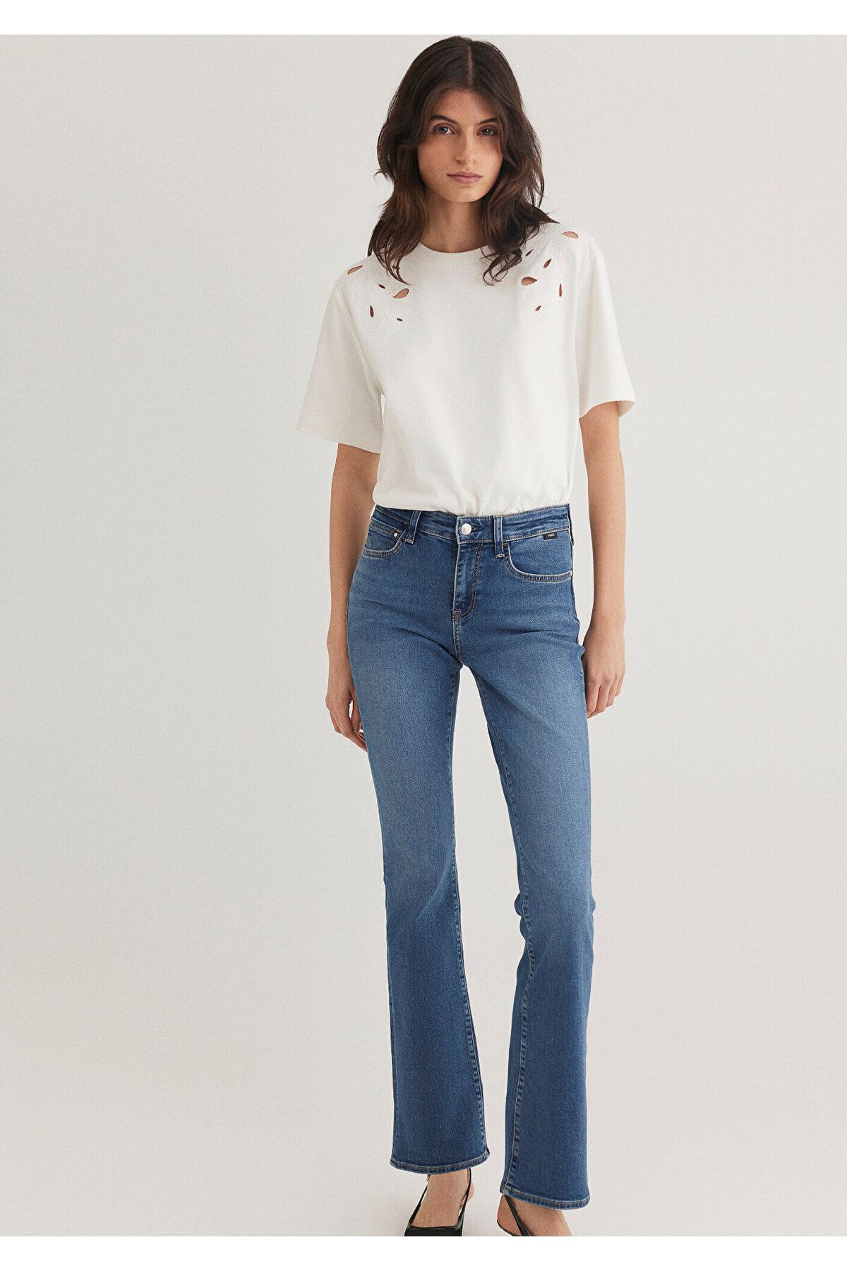 Mavi Molly Casual Vintage Indigo Si Jean Pantolon 1013683650