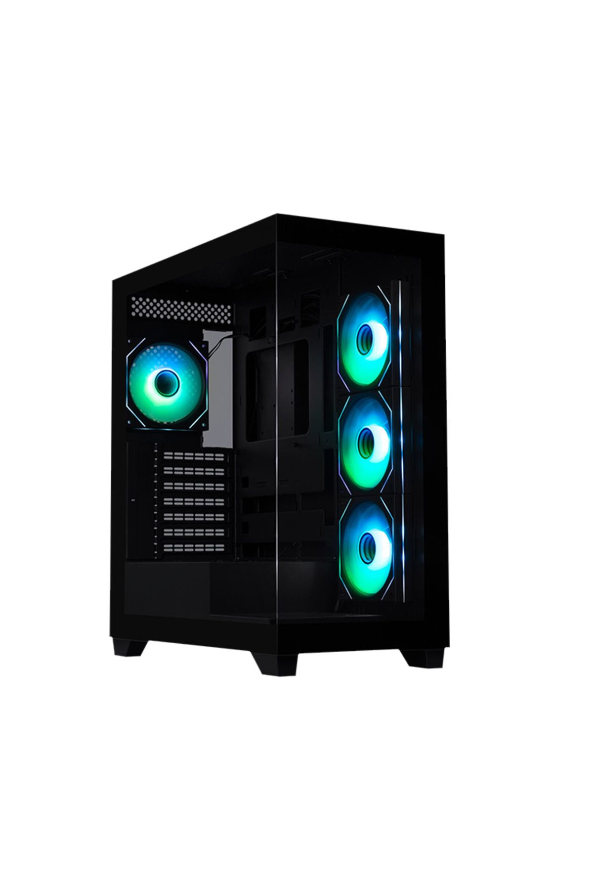 BitFenix CUBE Premium 750W 80+ Bronze Tempered Glass ARGB USB 3.0 Mesh ATX Siyah Kasa