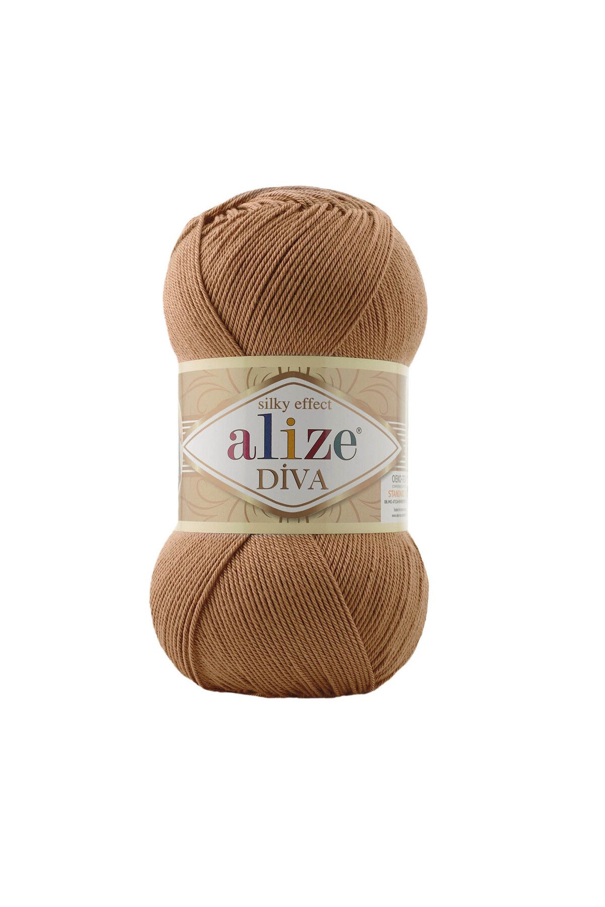 Alize Diva El Örgü Ipi 261 Kızıl Kahve 100 Gr. 350 Mt.