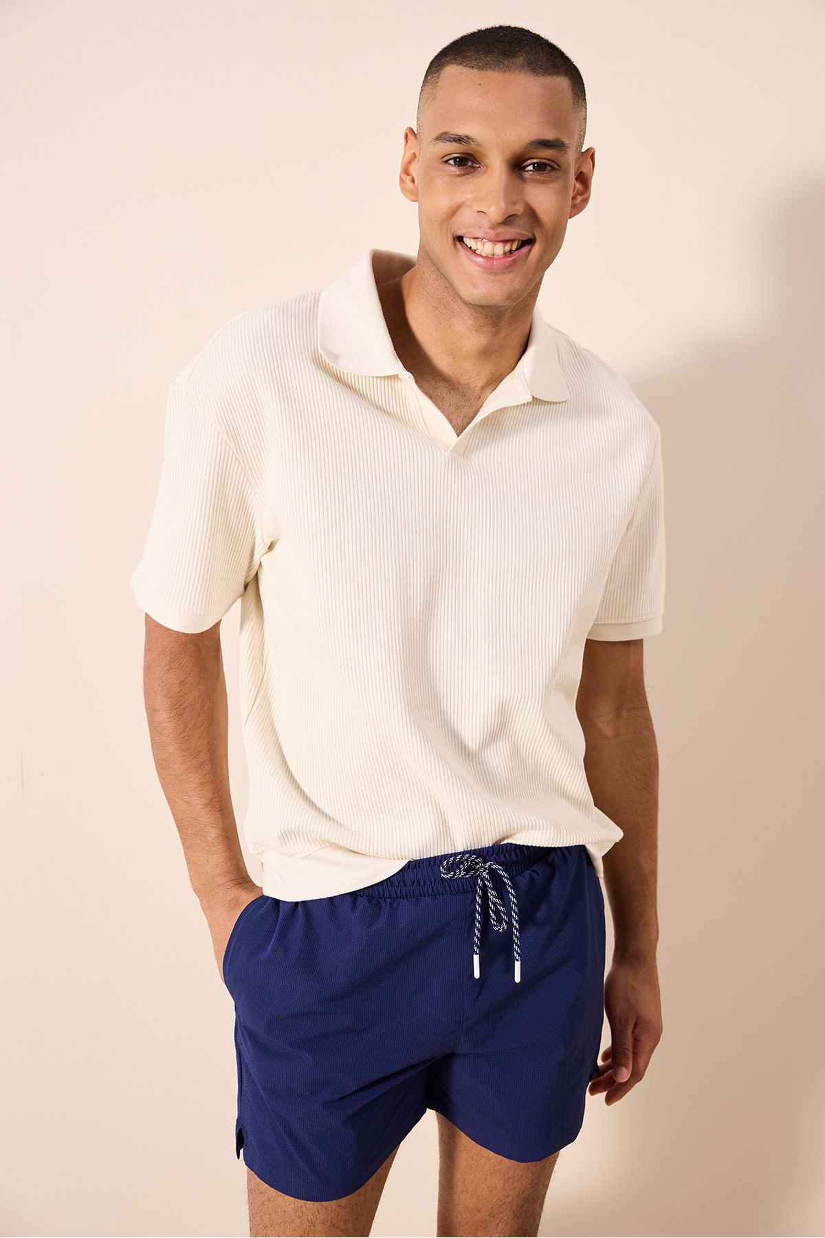 Penti Navy Stripe Deniz Şortu