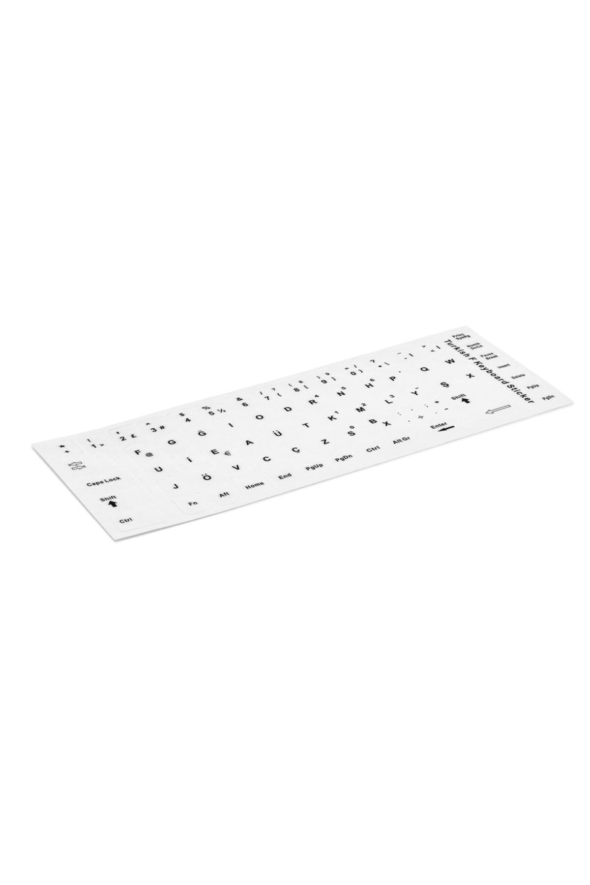 HADRON Notebook Klavye Büyük Boy Sticker Türkçe F Hdx8254 Beyaz