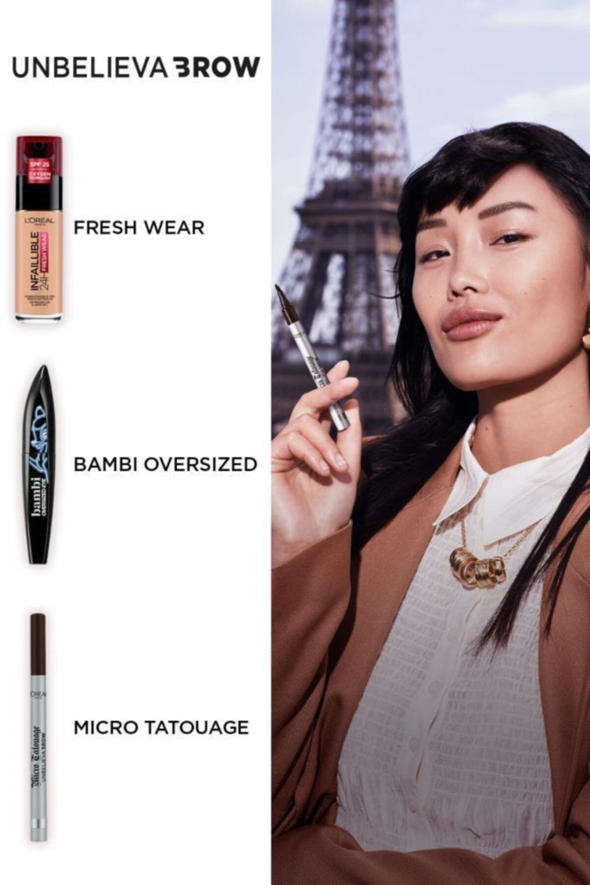 L'oréal Paris Unbelieva Brow Micro Tatouage Kaş Kalemi - 109 Ebony_4