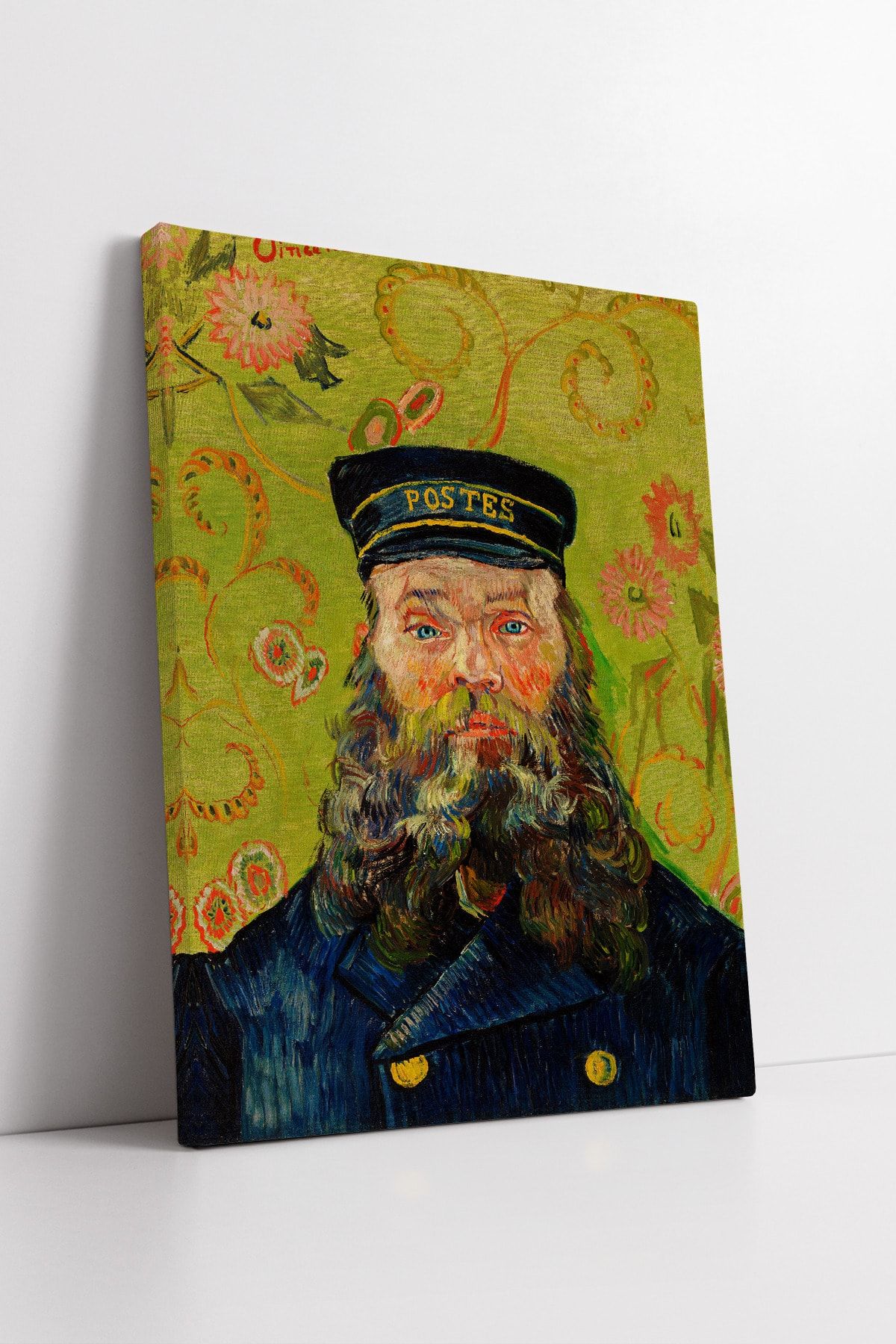 Blok Design Kanvas Tablo Resim Van Gogh Joseph Roulin Portresi Yağlıboya Duvar Tablosu