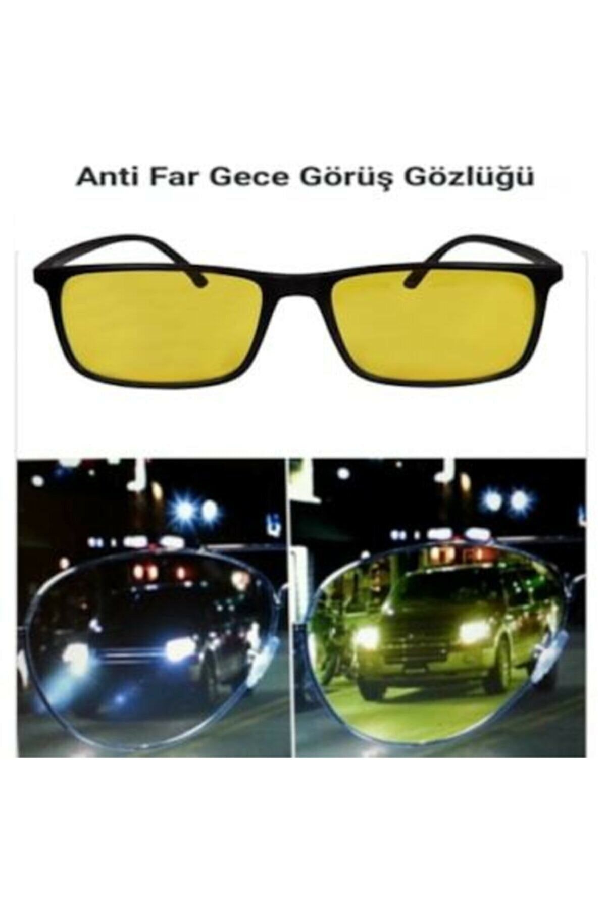 UBK Eyewear Antifar Unisex Gece Sürüş Gözlüğü, Driving Lens & Glasses