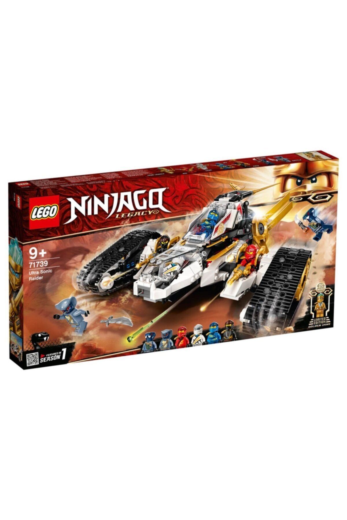LEGO ® Ninjago® Legacy Ultra Sonik Savaşçı 71739 Motosiklet, Uçak Ve Koleksiyonluk Minifigürler Içere