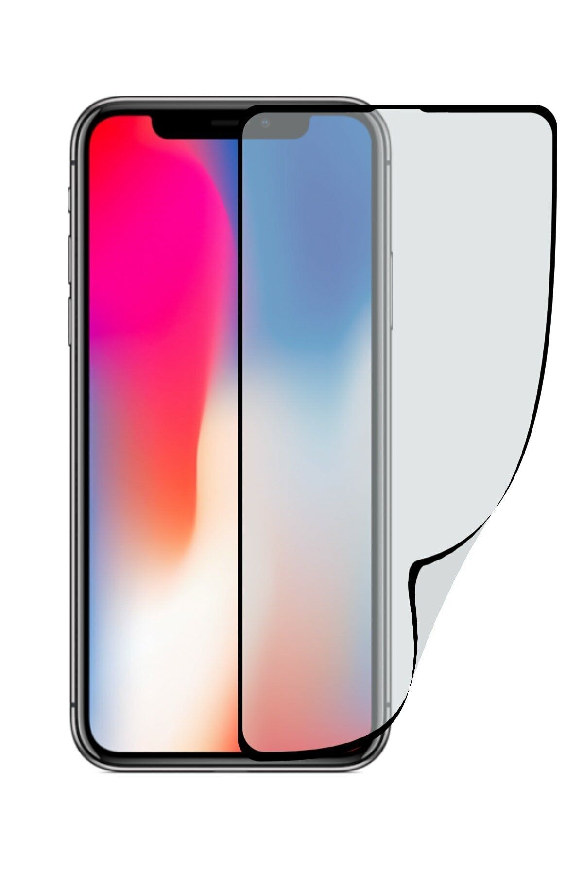 Apple Iphone 12 Pro Uyumlu Ekran Koruyucu Kırılmaz Tam Ekran Nano Esnek Cam