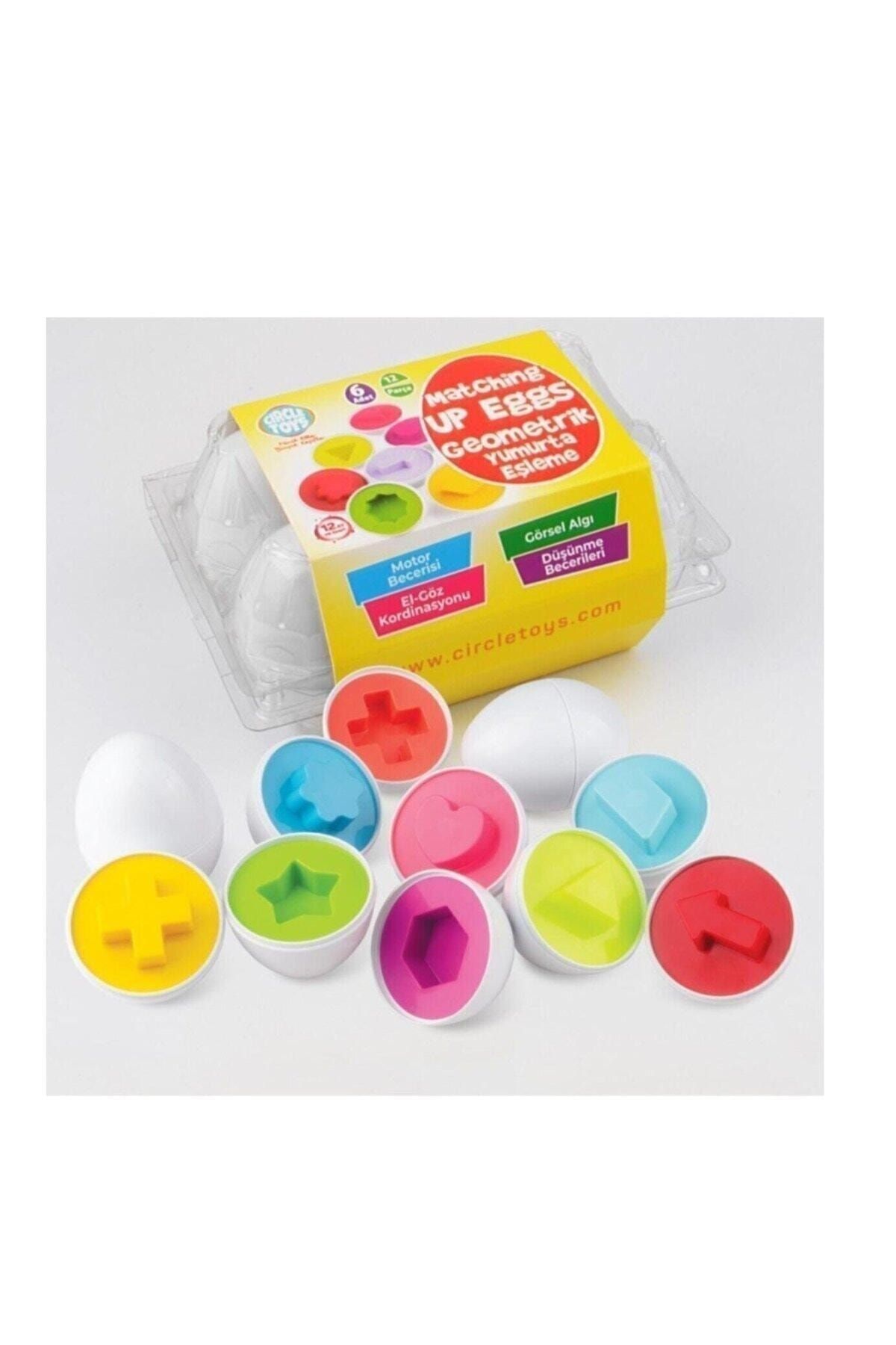 Circle Toys Geometrik Yumurta Eşleme 6 Lı