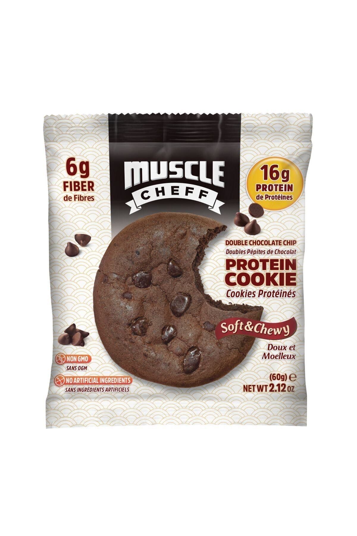 MUSCLE CHEFF Proteinli Kurabiye 60 gram - Çikolata