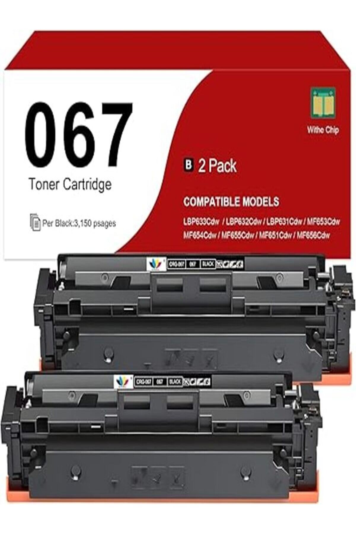 Canon CRG-067 Toner for MF656cdw & More - High-Yield Black Ink
