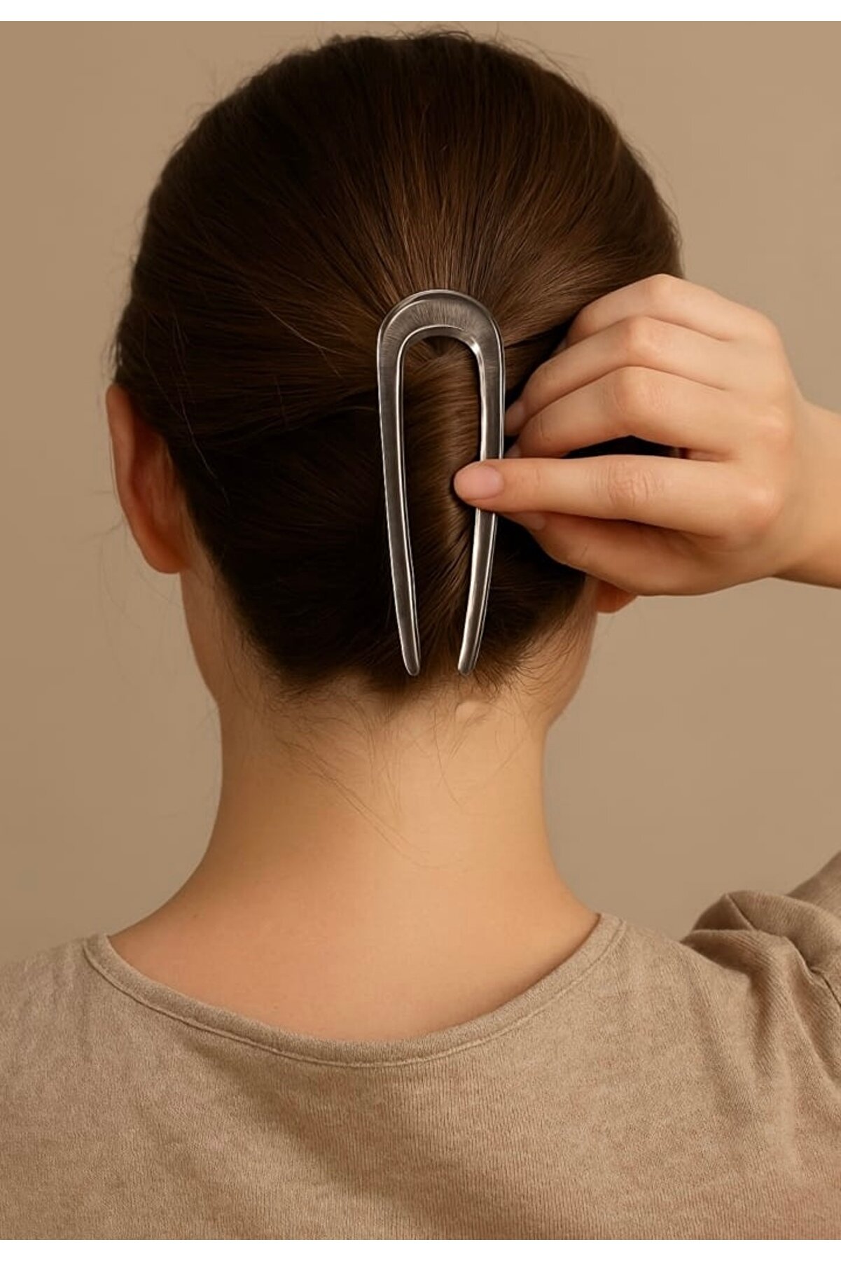 MonalisaToka Kadın Şeffaf Topuz Tokası - Elegant ve Pratik Saç Aksesuarı