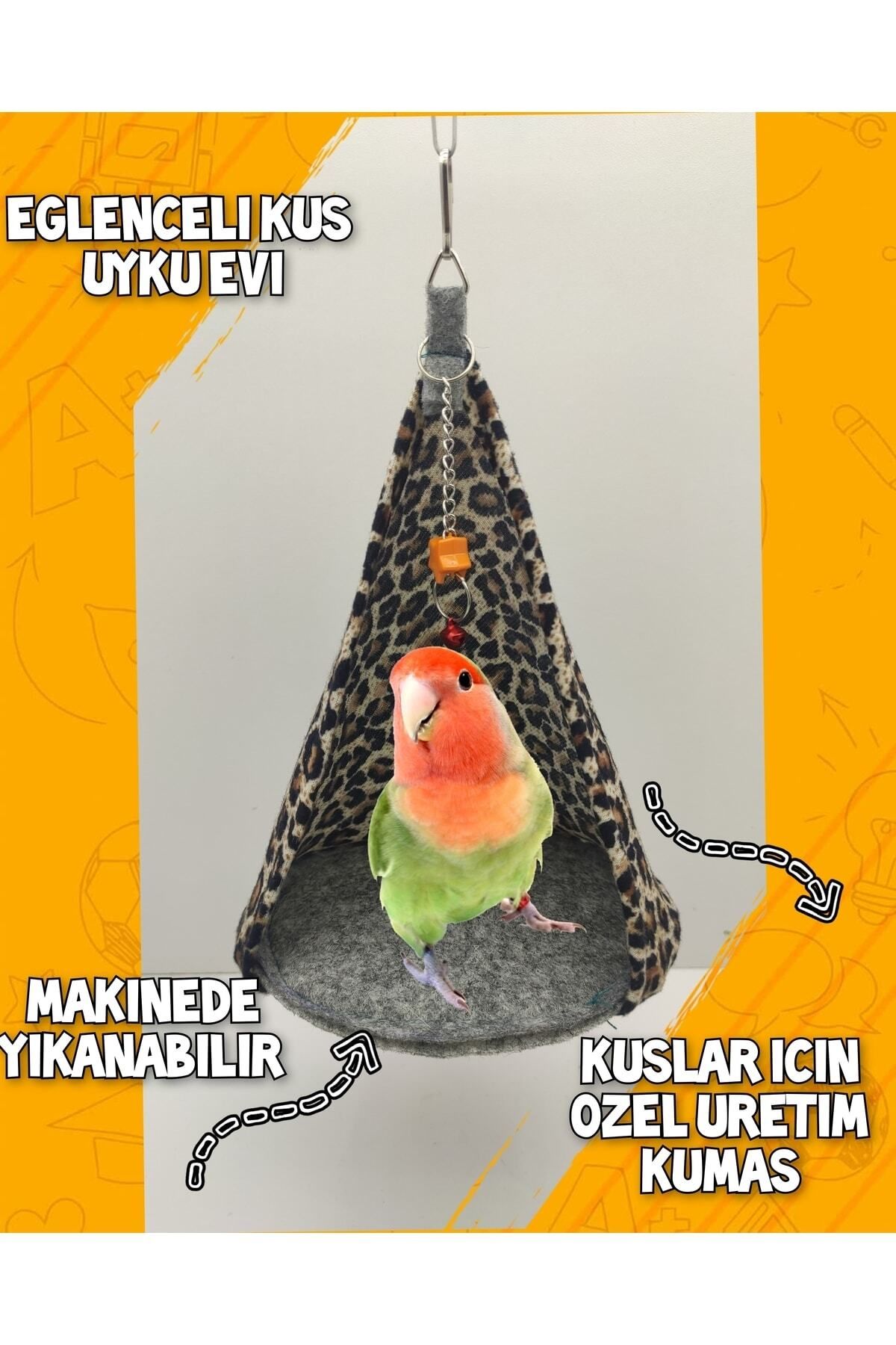 ozzipetshop Cennet Papağanı Için Sıcak Yuva - Papagan Yuvası - Papagan Oyuncagı Süpriz Hediyeli
